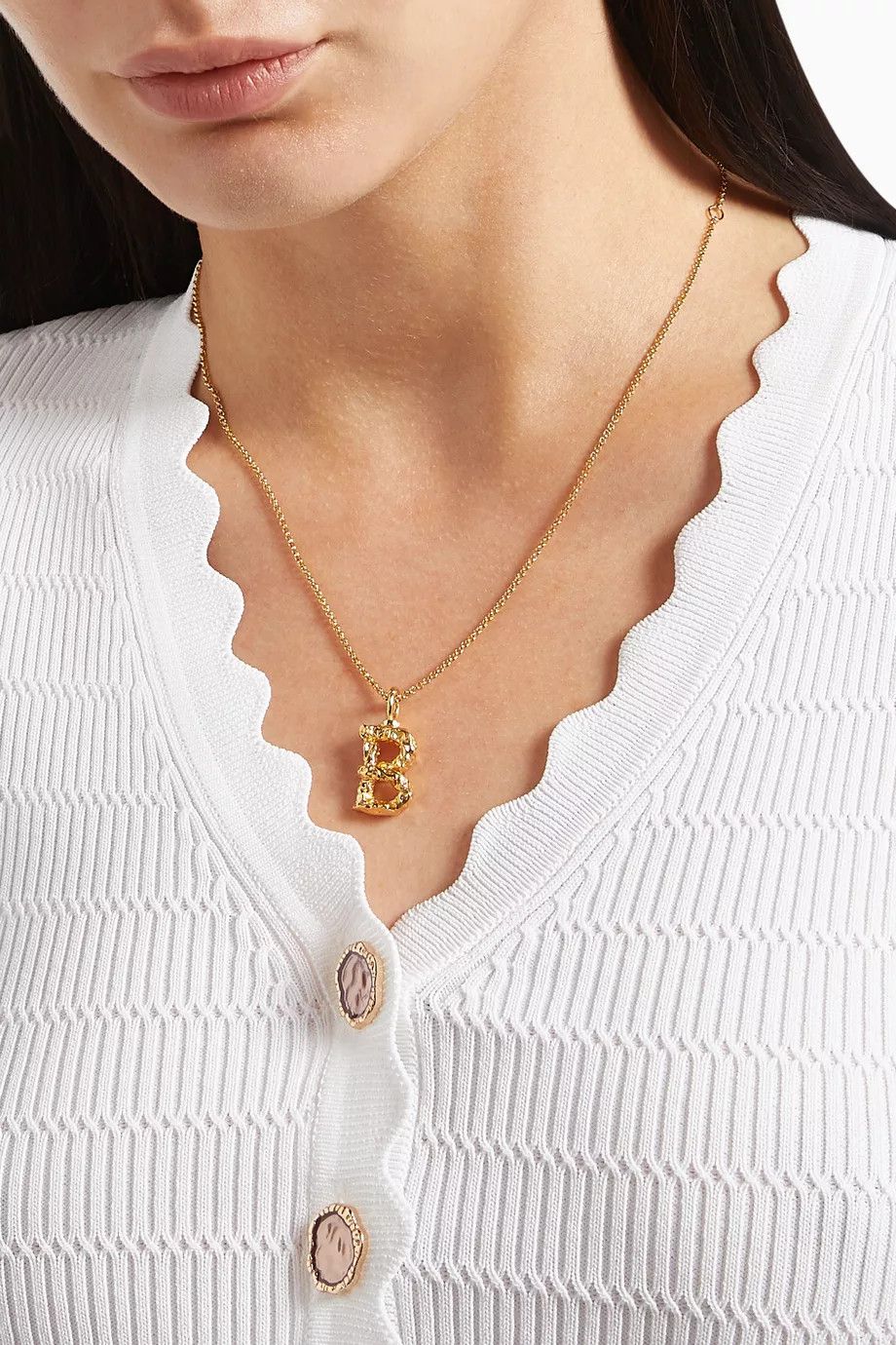 Chloe o1loc1c0425 Size: OS / Alphabet Necklace in Gold Size ONE SIZE - 2 Thumbnail