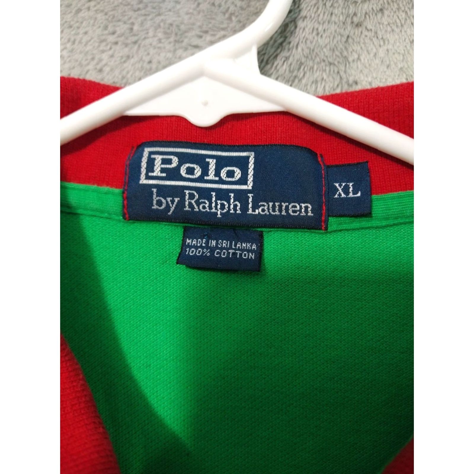 Polo Ralph Lauren Polo Ralph Lauren Shirt Mens XL Green Short Sleeve Pony Logo Contrast Collar Size US XL / EU 56 / 4 - 5 Thumbnail