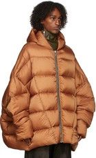 Rick Owens o1y0325 Shell Hooded Jacket in Orange Size US M / EU 48-50 / 2 - 2 Thumbnail
