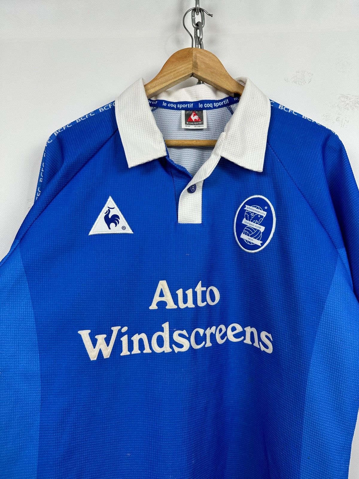 Le Coq Sportif 1998/99 Le Coq Sportif Birmingham City Vintage Soccer Jersey Size US L / EU 52-54 / 3 - 9 Thumbnail