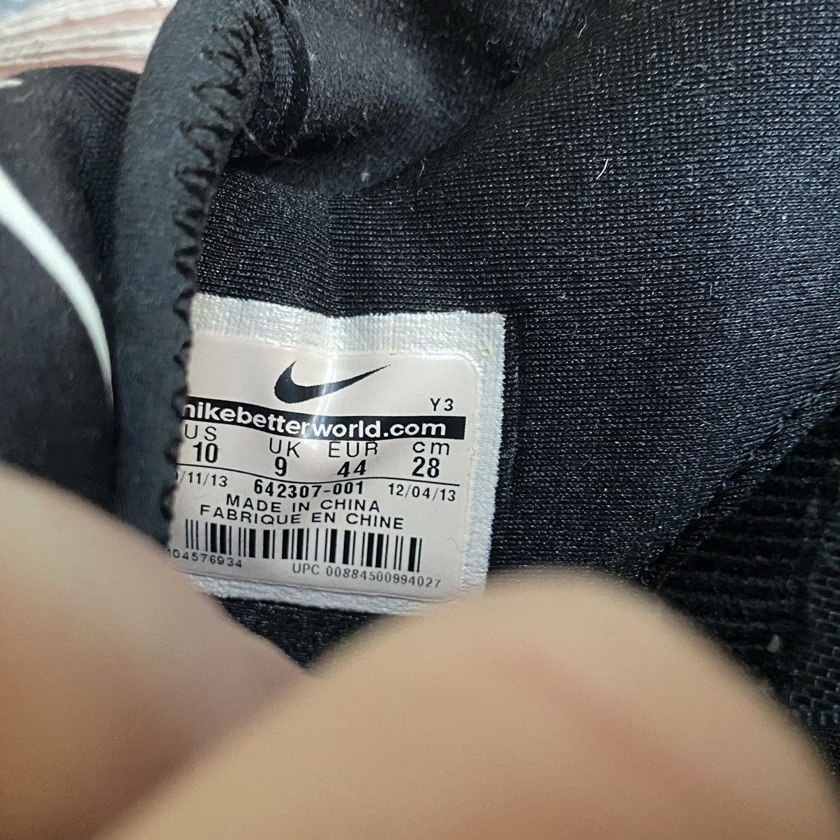 Nike Nike Air Flightposites 2013 Black Carbon Fiber Size US 10 / EU 43 - 7 Thumbnail