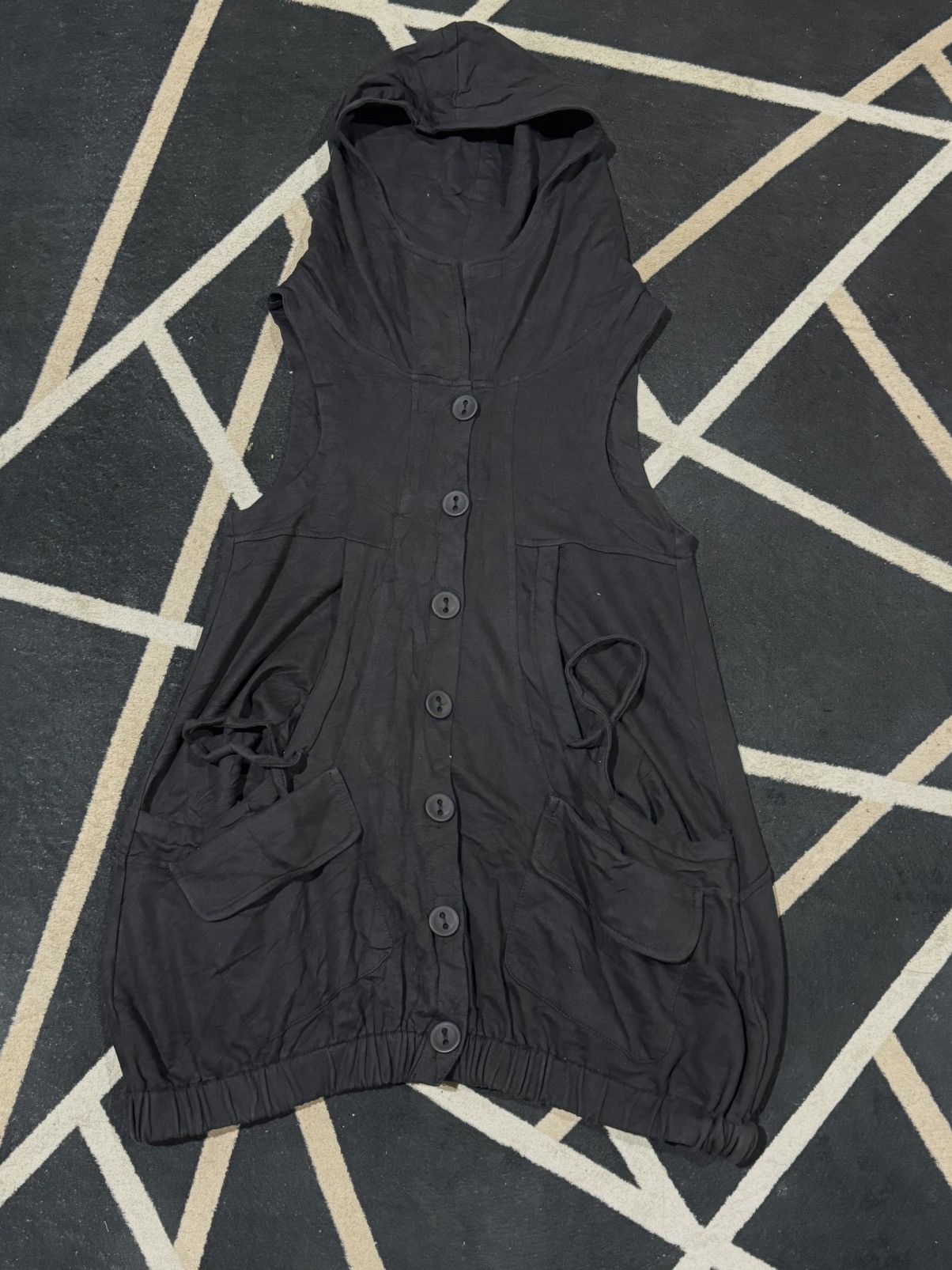 Yasuyuki Ishii Archived Goa styled Vest Hoodie Size US S / EU 44-46 / 1 - 3 Thumbnail
