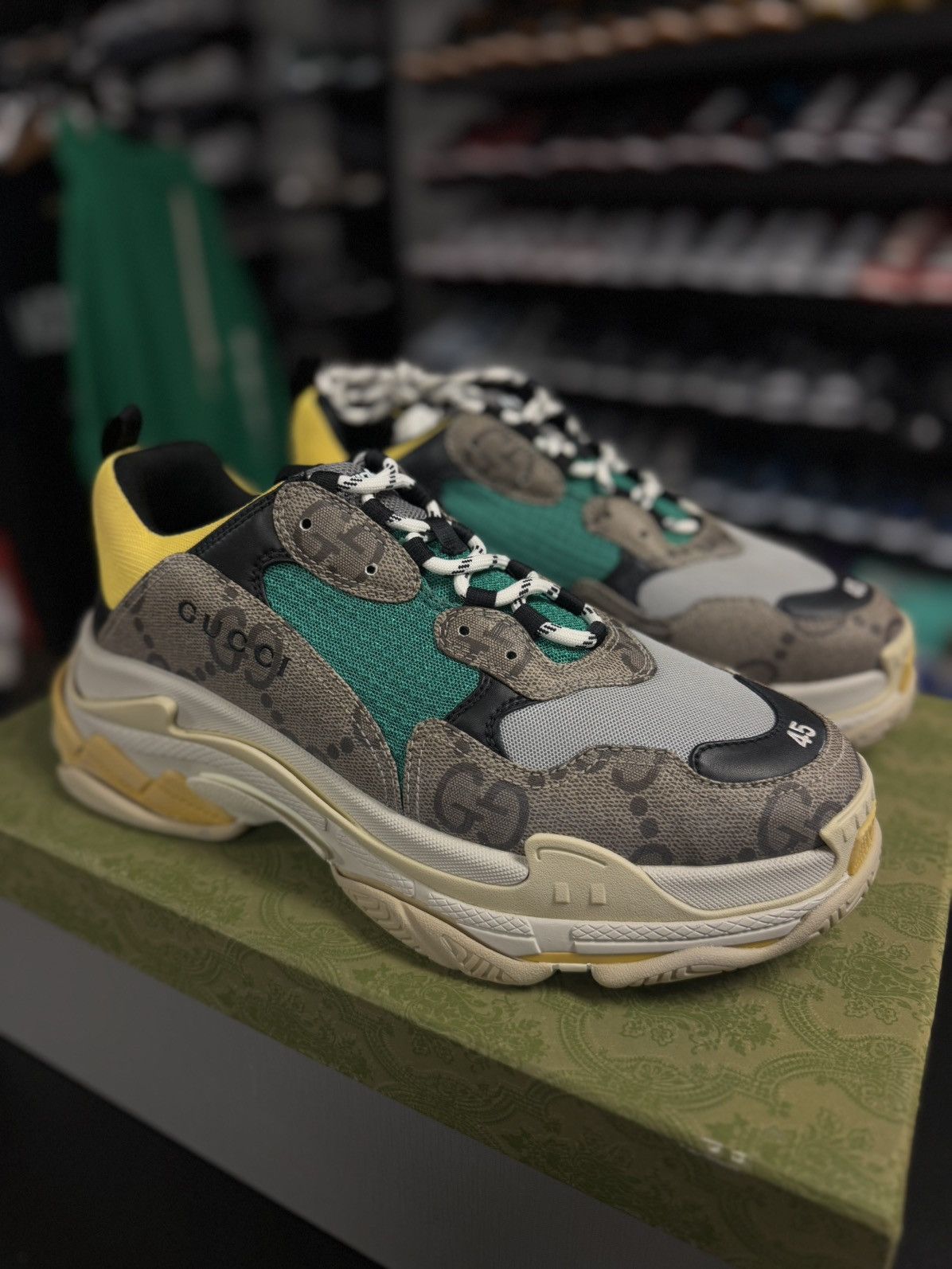 Balenciaga × Gucci 45EU/12US Gucci Balenciaga Triple S The Hacker Project Size US 12 / EU 45 - 4 Thumbnail