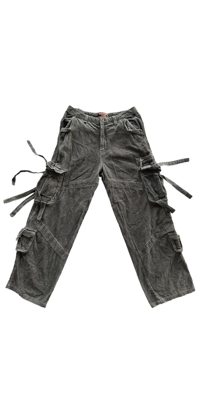 image of Archival Clothing x Vintage VTG Changes Bondage Corduroy Cargo Pants in Khaki, Men's (Size 32)