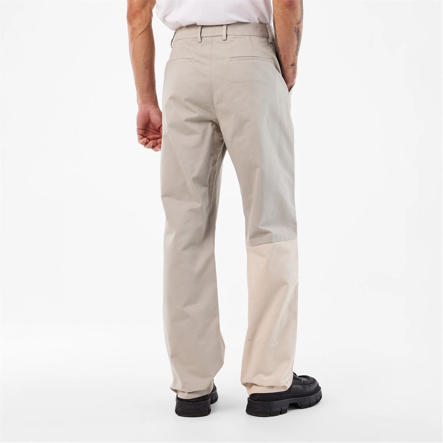 Off-White o1g2r1mq0226 Slim Fit Trousers In Beige/Grey Size US 30 / EU 46 - 4 Thumbnail