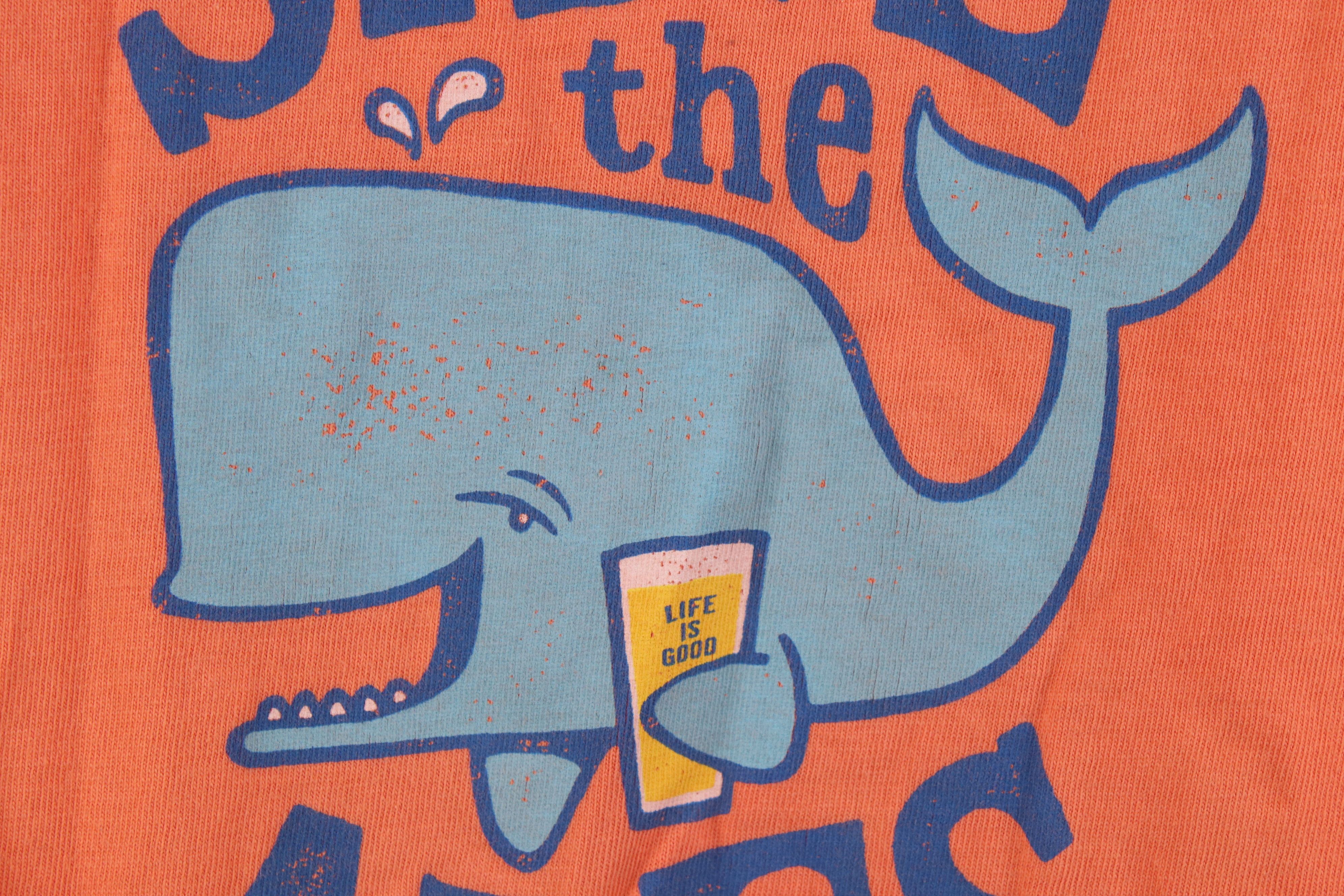 Life is Good Life Is Good Save the Ales Beer Whale Crusher T-Shirt Pink Size M / US 6-8 / IT 42-44 - 5 Thumbnail