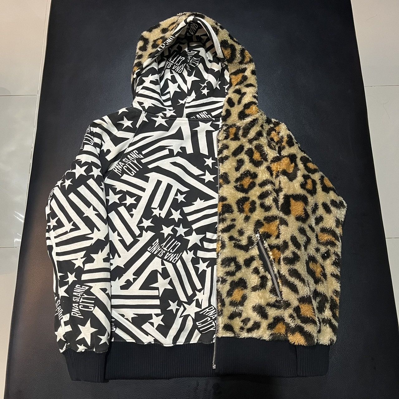 Hysteric Glamour × If Six Was Nine × Le Grande Bleu (L.G.B.) Rna Leopard Riversible Zip Up Hoodie Ifsixwasnine lgb style Size US S / EU 44-46 / 1 - 2 Thumbnail