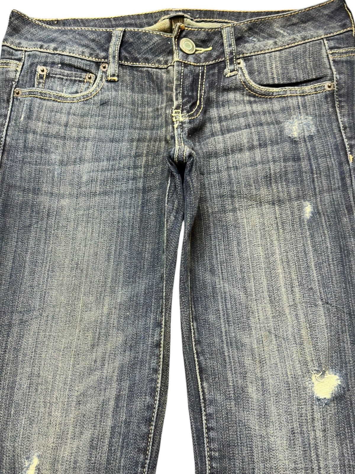Tornado Mart Vintage Japanese Brand Flare Ripped Distressed Denim Size US 30 / EU 46 - 2 Thumbnail