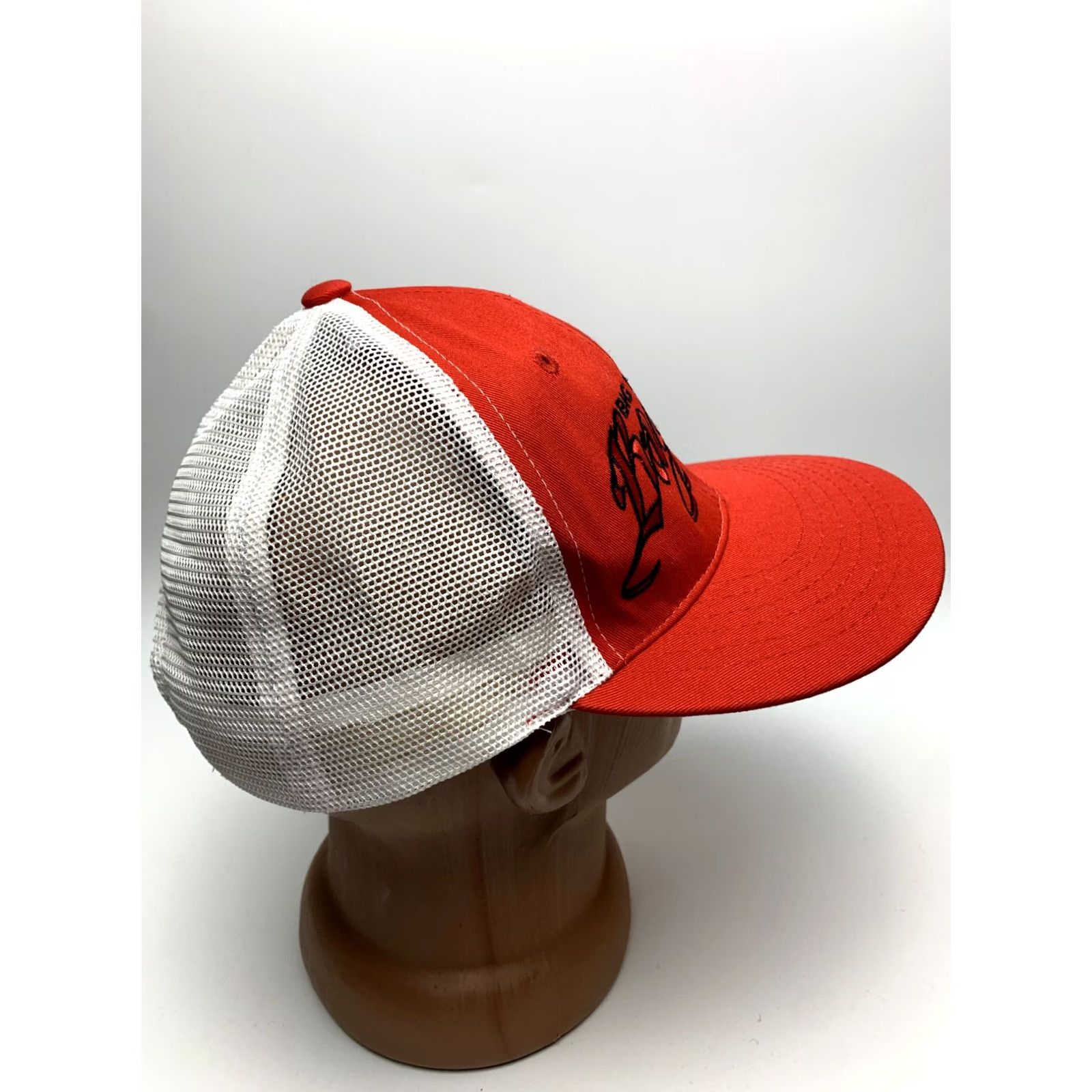 Vintage Big Wheel Baggers Magic Headwear Cap Hat Red Adjustable Snapback Men Size ONE SIZE - 5 Thumbnail