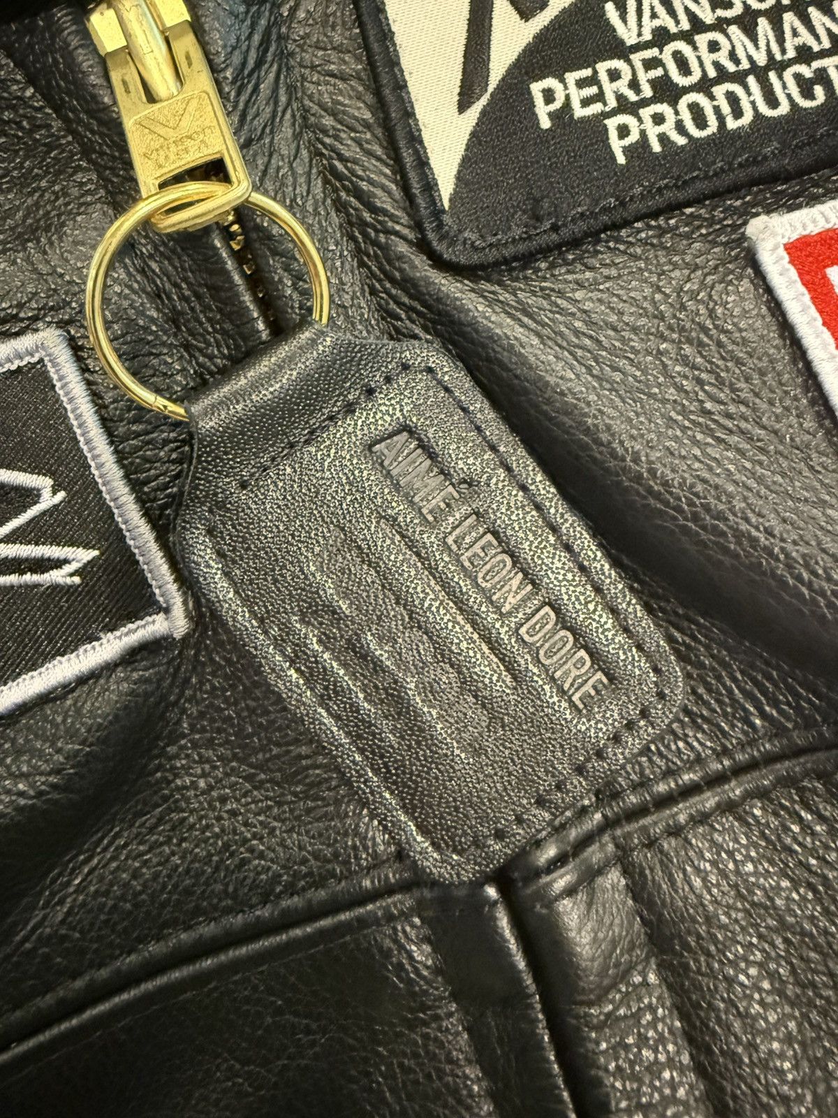 Aime Leon Dore × Vanson Leathers Aime Leon Dore X Vanson Distressed Leather Moto Jacket Size US M / EU 48-50 / 2 - 10 Thumbnail