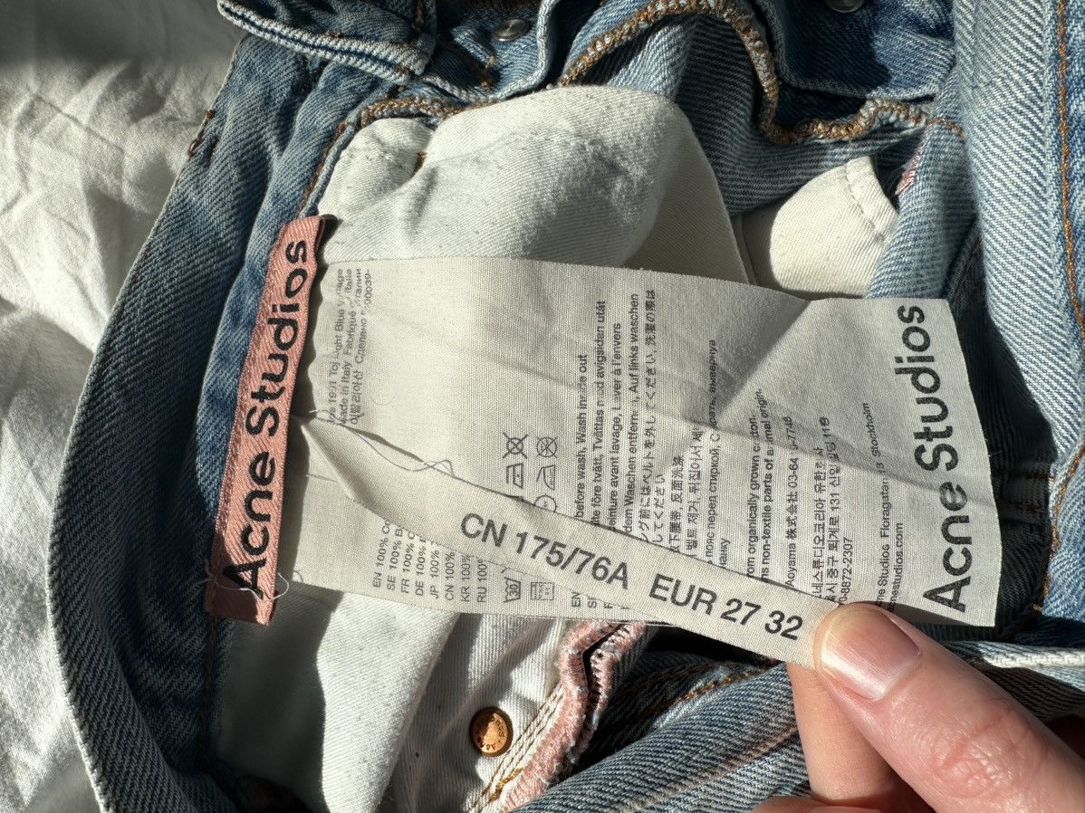 Acne Studios Acne Studios 1991 Toj Light Blue Vintage Size US 27 - 6 Thumbnail