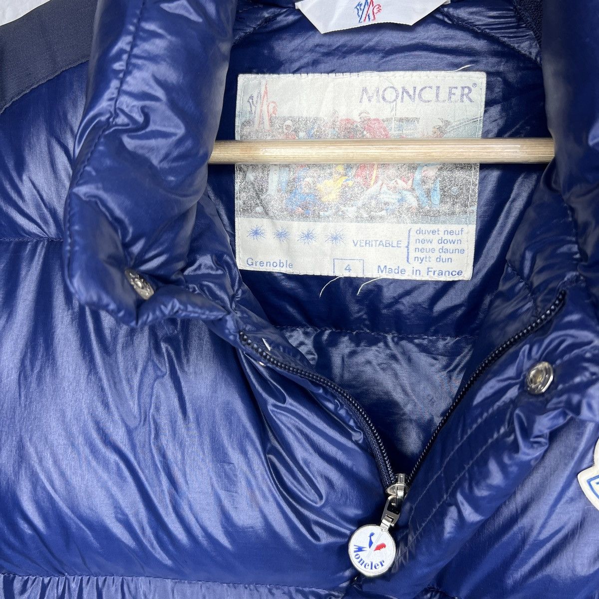 Moncler Moncler Vintage Puffer Down Jacket Navy Logo 2in1 AUTHENTIC Size US L / EU 52-54 / 3 - 6 Thumbnail