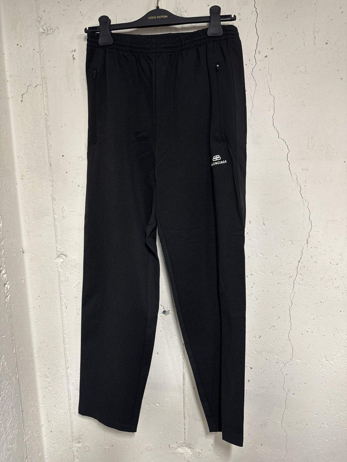 Balenciaga Balenciaga SS20 BB Lock Logo Track Pants With Side Stripe Size US 32 / EU 48 - 2 Thumbnail