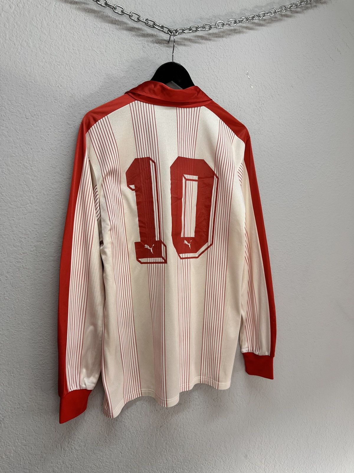 Puma Rare Jersey West Germany Puma Long sleeve Milan Barcelona Size US L / EU 52-54 / 3 - 8 Thumbnail