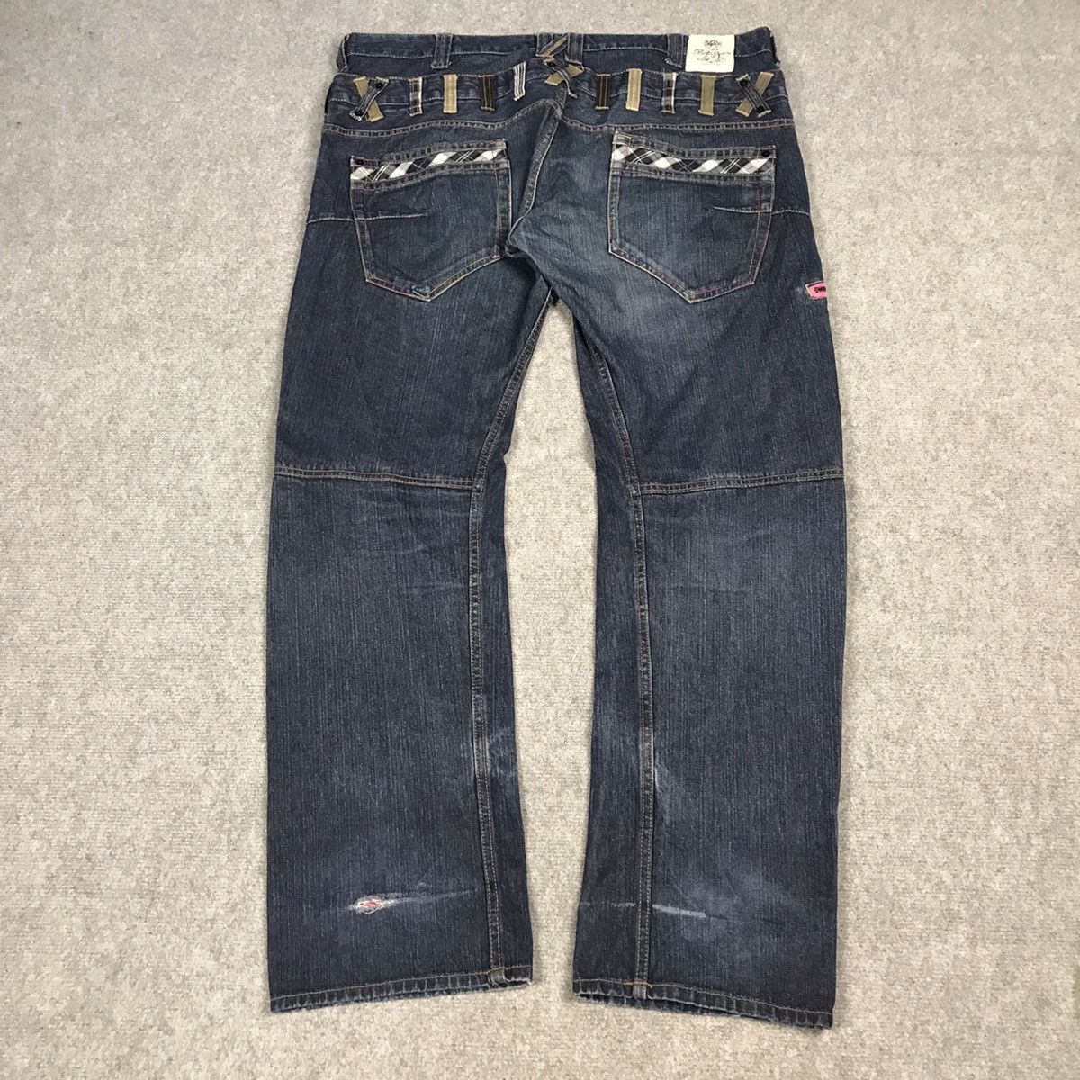 Japanese Brand DENIM DOUBLE WASH HANDCRAFTED JAPAN STYLE SIZE 40 PANTS Size US 40 / EU 56 - 7 Thumbnail