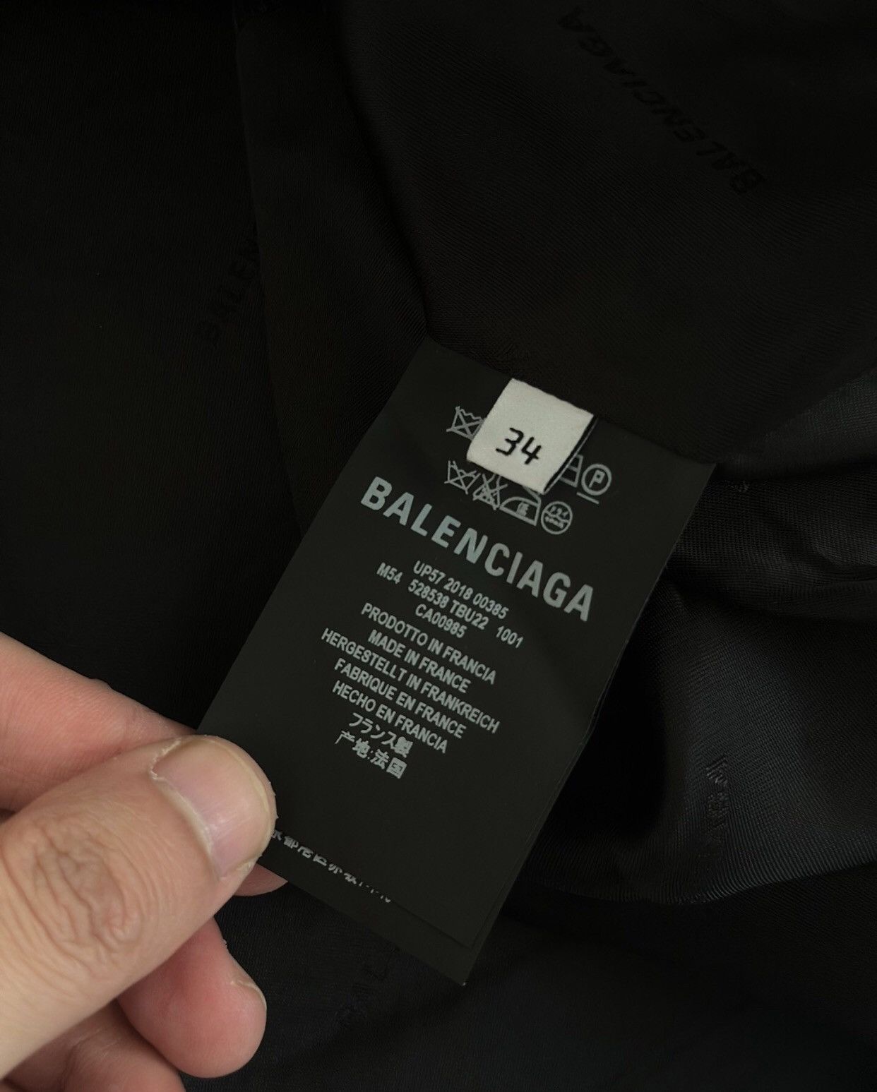 Balenciaga Balenciaga fashion show style houndstooth wool coat2412- Size XXS / US 00 / IT 34 - 8 Thumbnail