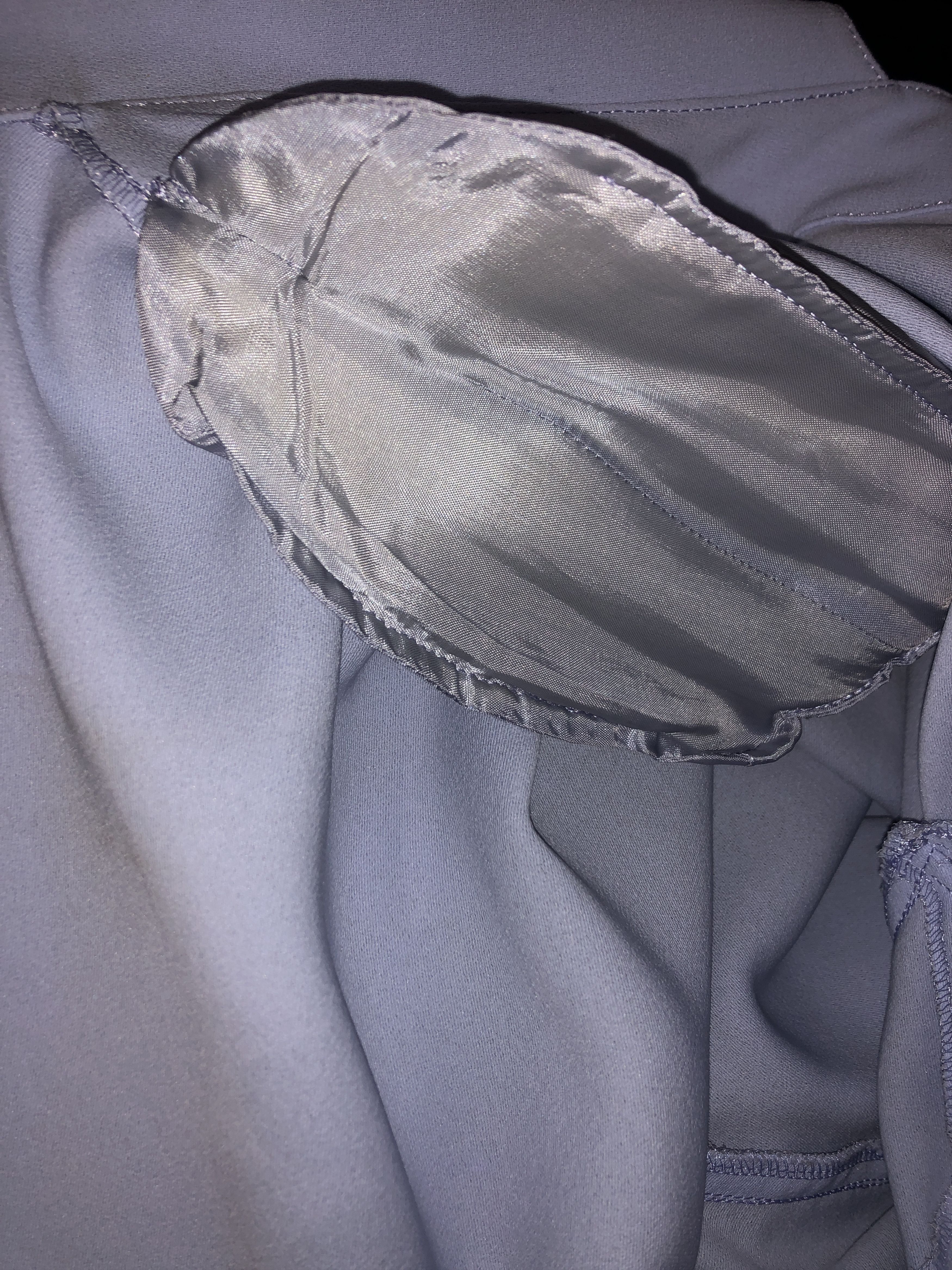 Thierry Mugler Silver Metal embellishment pale blue dress Size L / US 10 / IT 46 - 18 Thumbnail