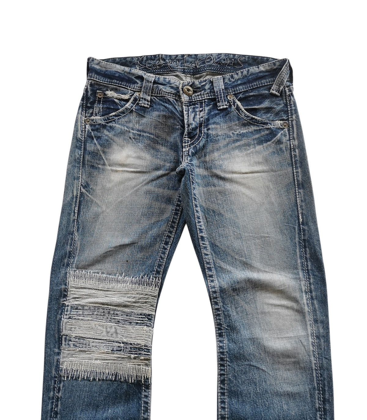 Hysteric Glamour Rodeo Crowns Japanese Patchwork Denim Jeans Size US 30 / EU 46 - 3 Thumbnail