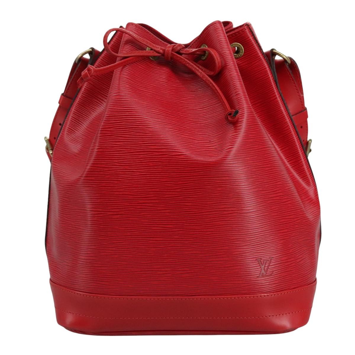 Louis Vuitton Noe Red Leather Shoulder Bag (Pre-Owned) Size ONE SIZE - 1 Thumbnail