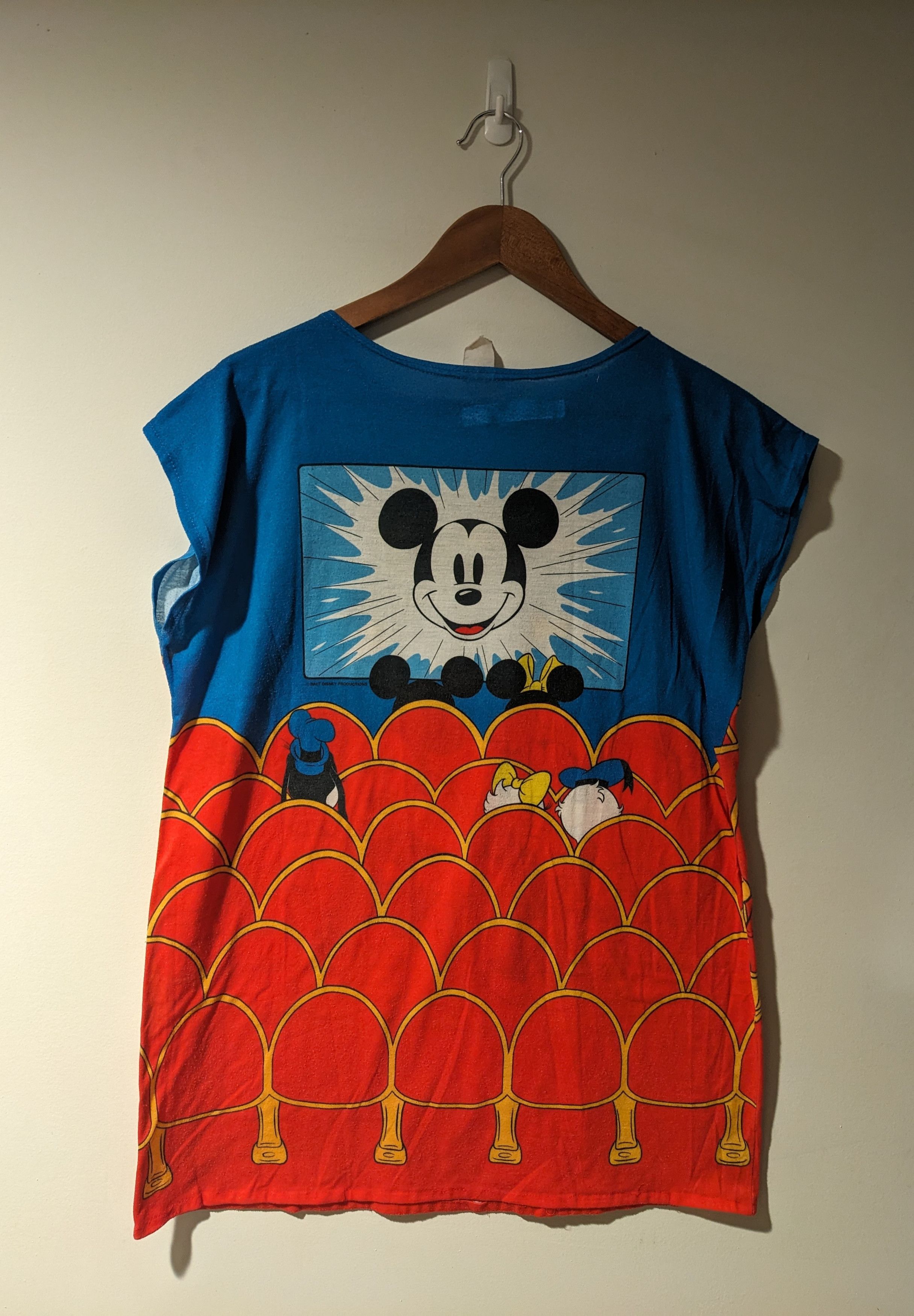 Disney × Vintage Vintage Disney Mickey Mouse Theater Large Sleeveless T-Shirt Size US L / EU 52-54 / 3 - 6 Thumbnail
