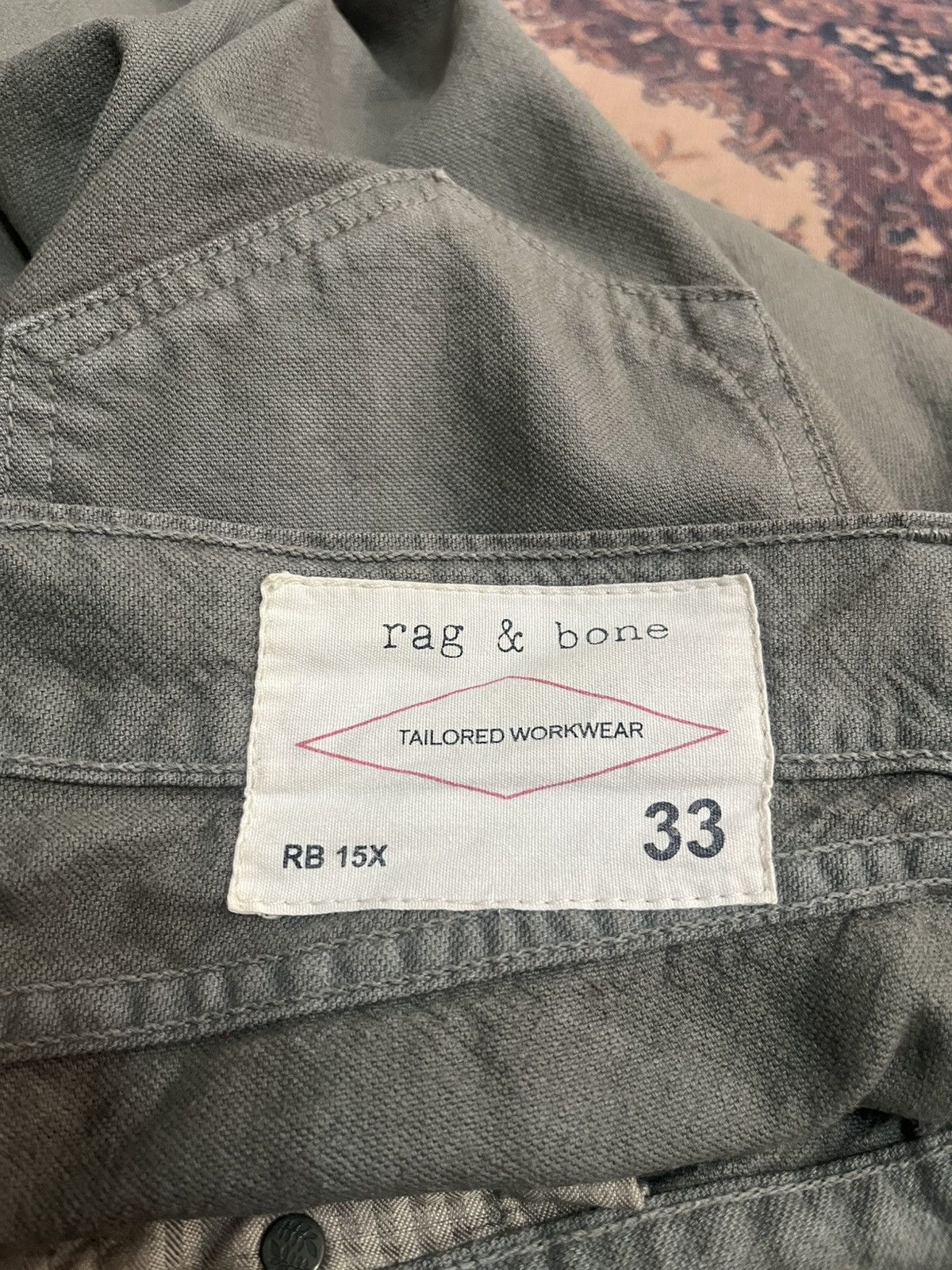Rag & Bone Rag n bone slim straight vintage pants size 35 x 32 inches Size US 35 - 9 Thumbnail