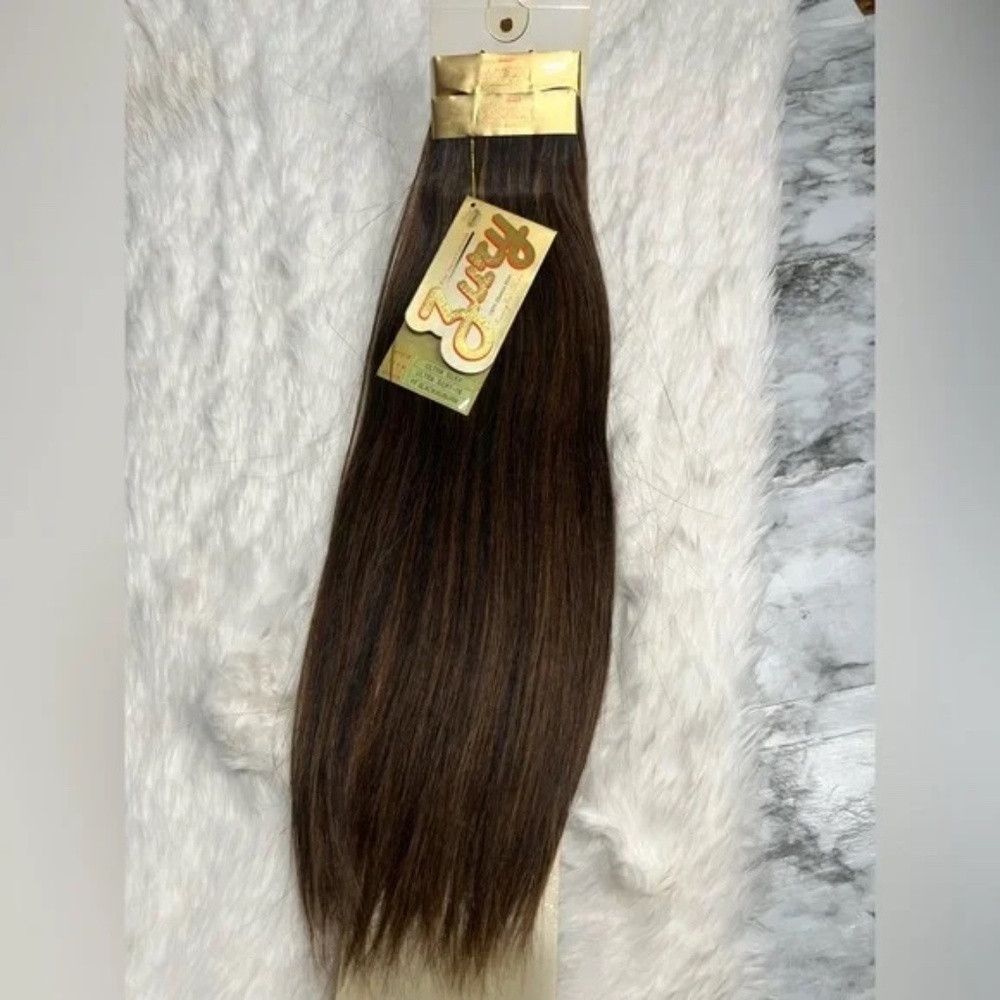 Other Ultra Silky 100% Human hair extensions 18 In long Black wit Size ONE SIZE - 2 Thumbnail