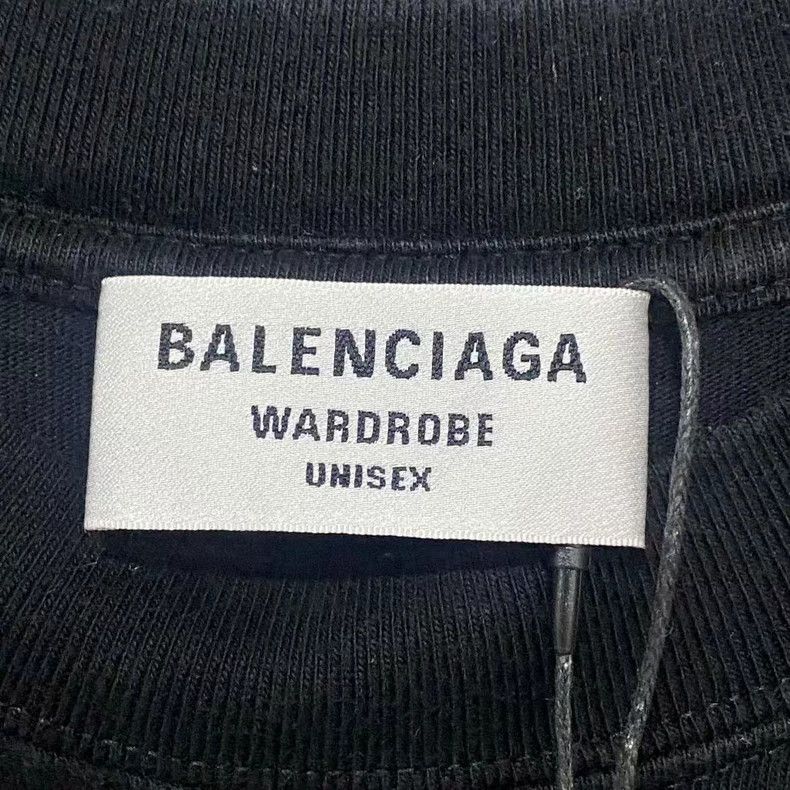 Balenciaga Balenciaga Black letters logo short sleeves Size US S / EU 44-46 / 1 - 6 Thumbnail