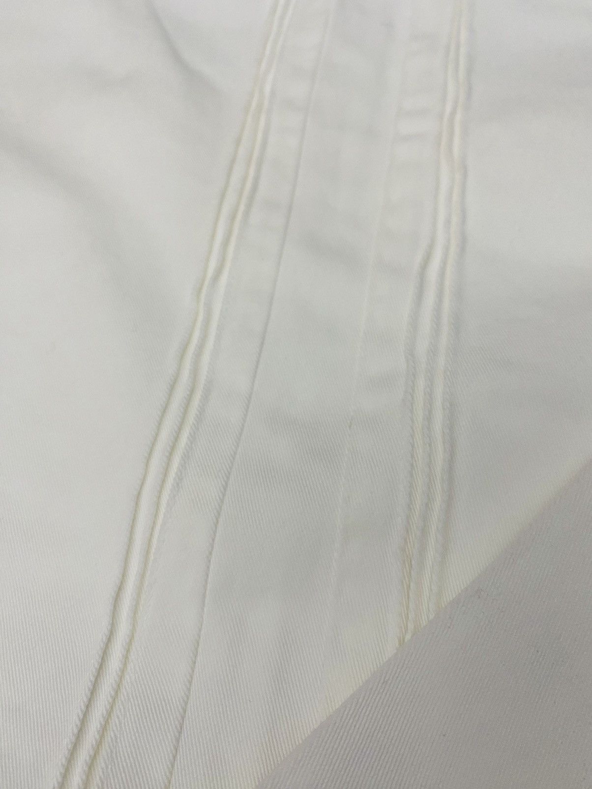 Maison Margiela Maison Margiela 🇮🇹 White Triple Pleated Seam Trouser 52 NEW Size US 36 / EU 52 - 10 Thumbnail