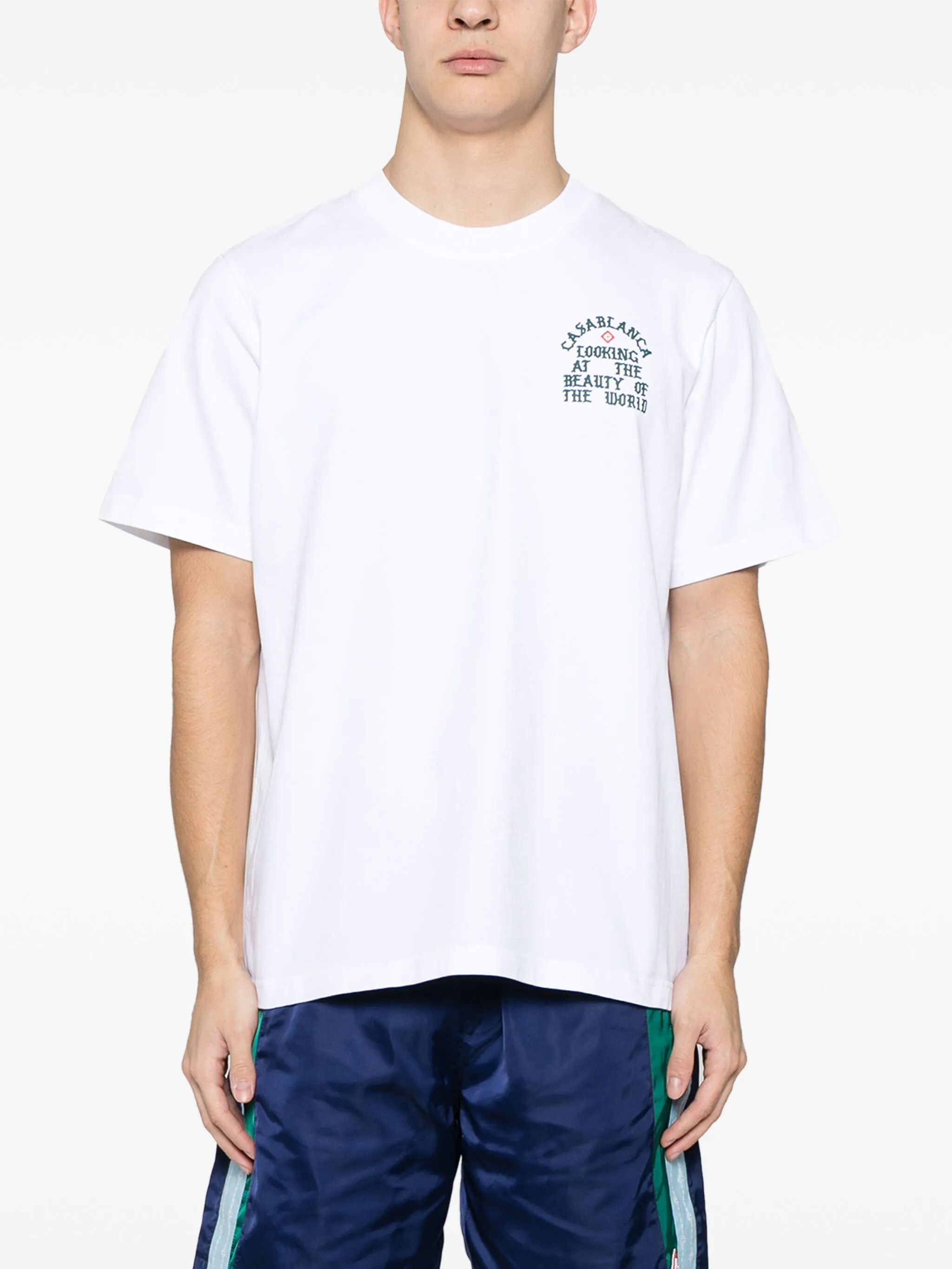 Casablanca os11x0725 Looking At The Beauty Of The World T-Shirt White Size US M / EU 48-50 / 2 - 4 Thumbnail