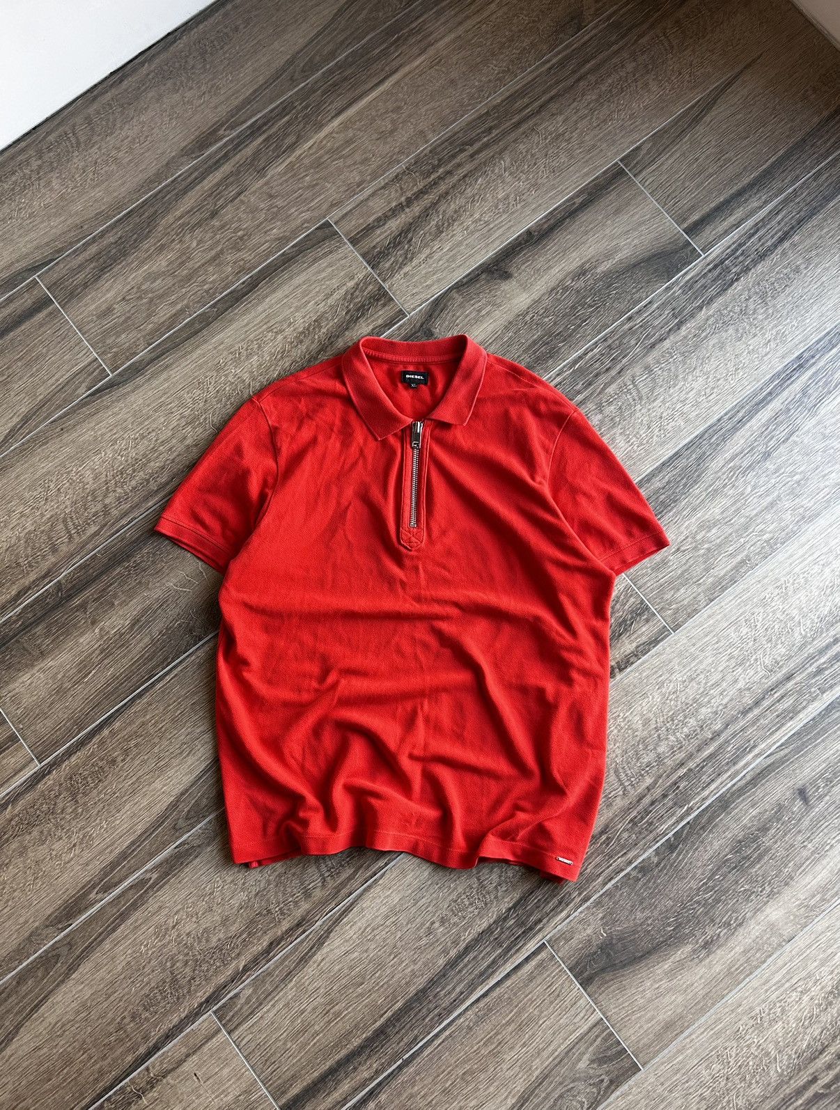 Diesel Diesel zipper polo shirt mens Size US XL / EU 56 / 4 - 1 Thumbnail