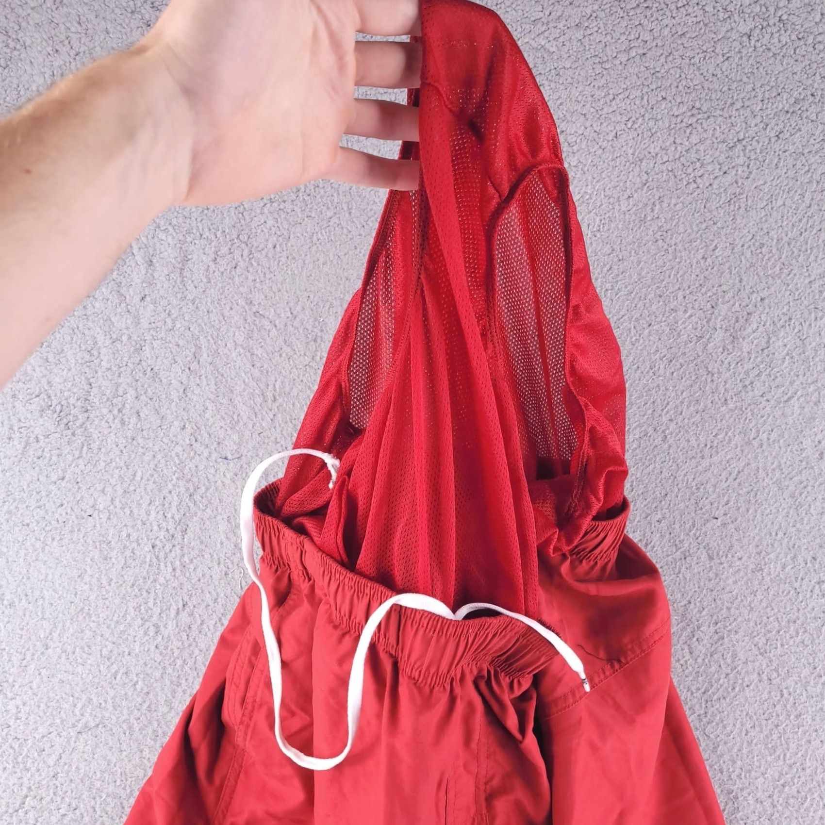 Nike Nike Shorts Mens L Red Swim Lined Retro y2k 90s Swim Bottom Style Holiday? Size US 33 - 4 Thumbnail