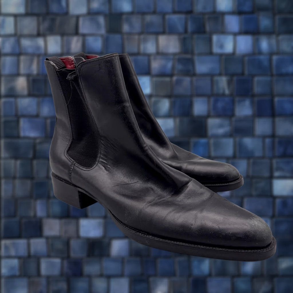 Ralph Lauren Ralph Lauren Womens 8 Black Leather Ankle Boots Chelsea LRL Size US 8 / IT 38 - 1 Thumbnail