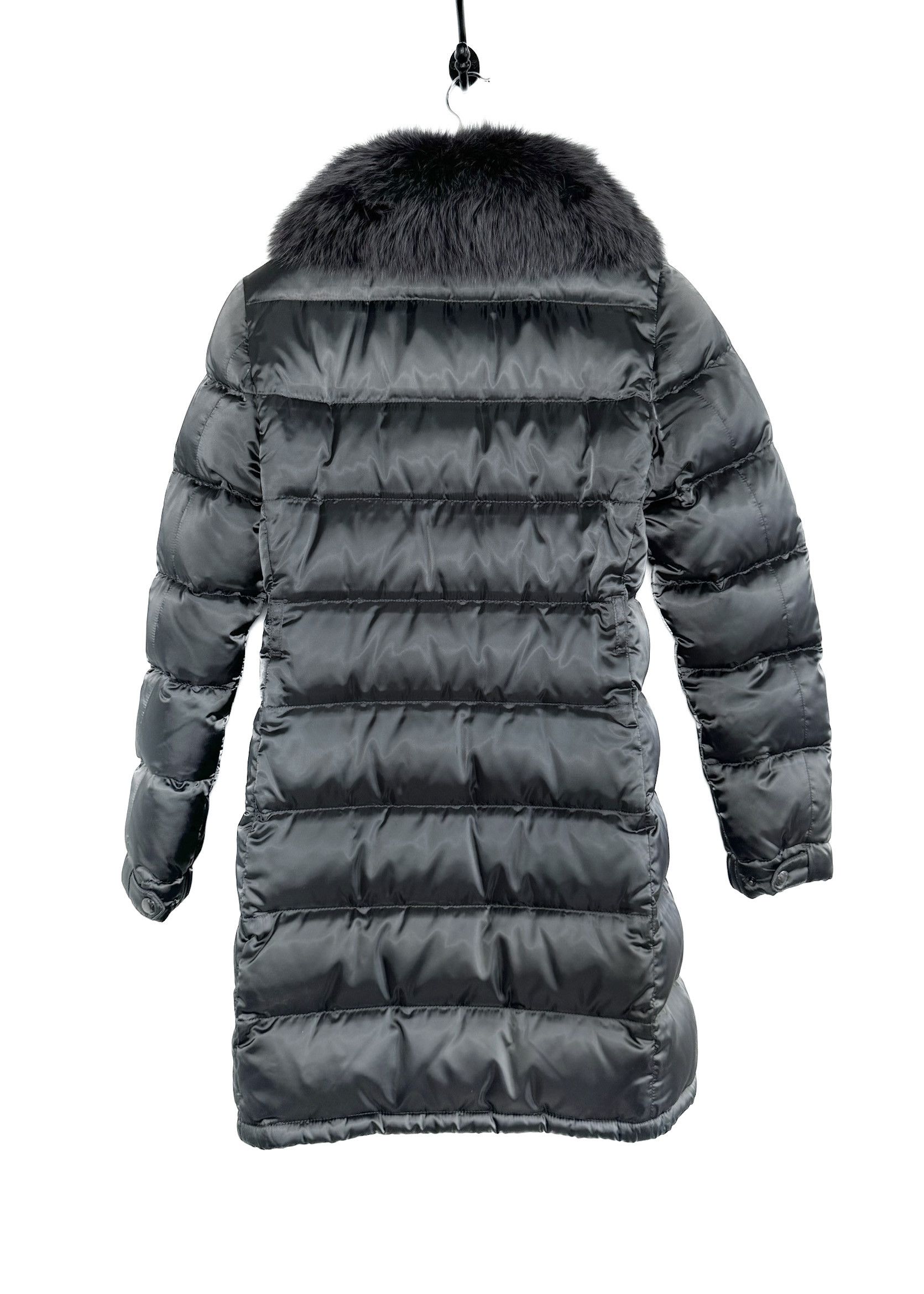 Prada Prada Lina Rossa Grey Down Coat with Dye Fox Fur Trim Size S / US 4 / IT 40 - 4 Thumbnail