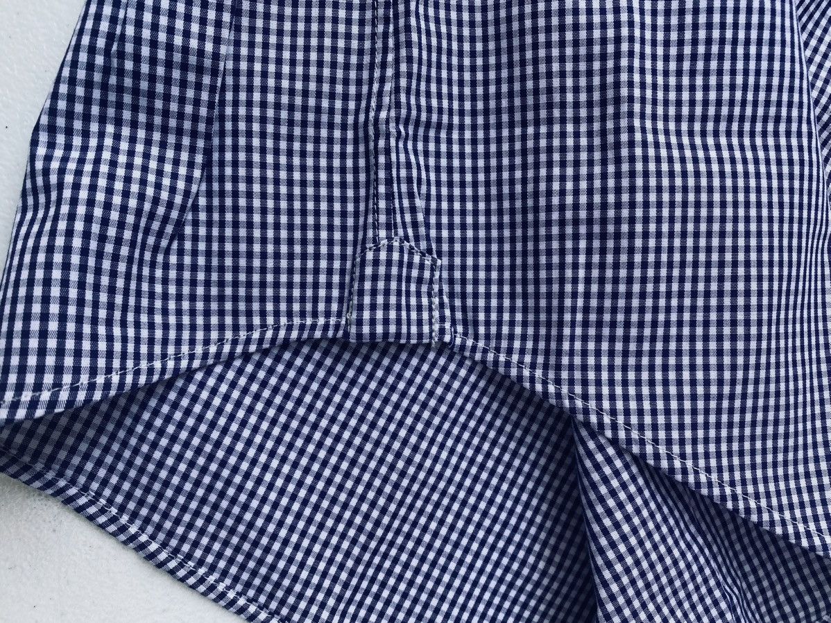 Brunello Cucinelli Brunello Cucinelli 🇮🇹 Blue Summer Gingham Shirt XXXL NWT Size US XXL / EU 58 / 5 - 9 Thumbnail