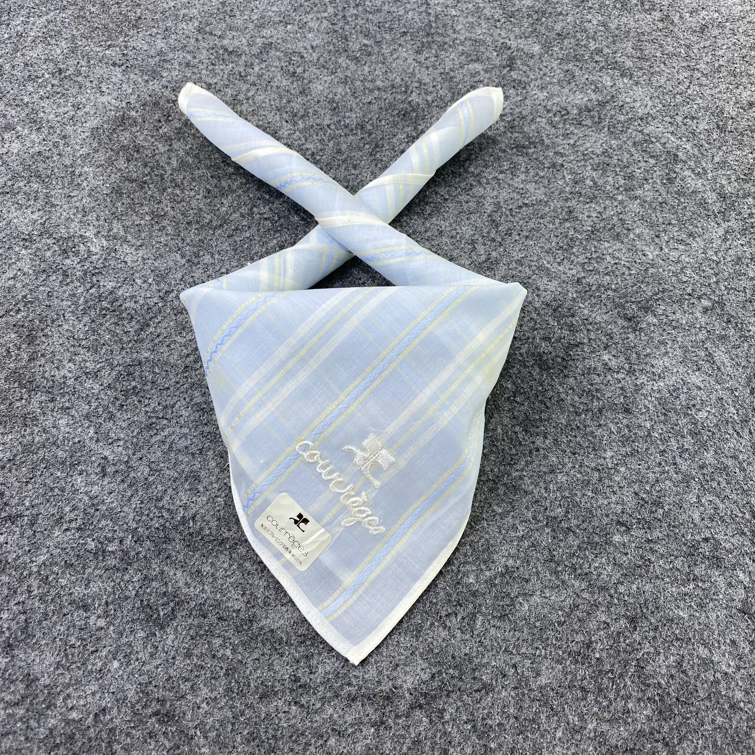 Courreges Courreges Handkerchief / Bandana / Neckerchief-B1553 Size ONE SIZE - 2 Thumbnail