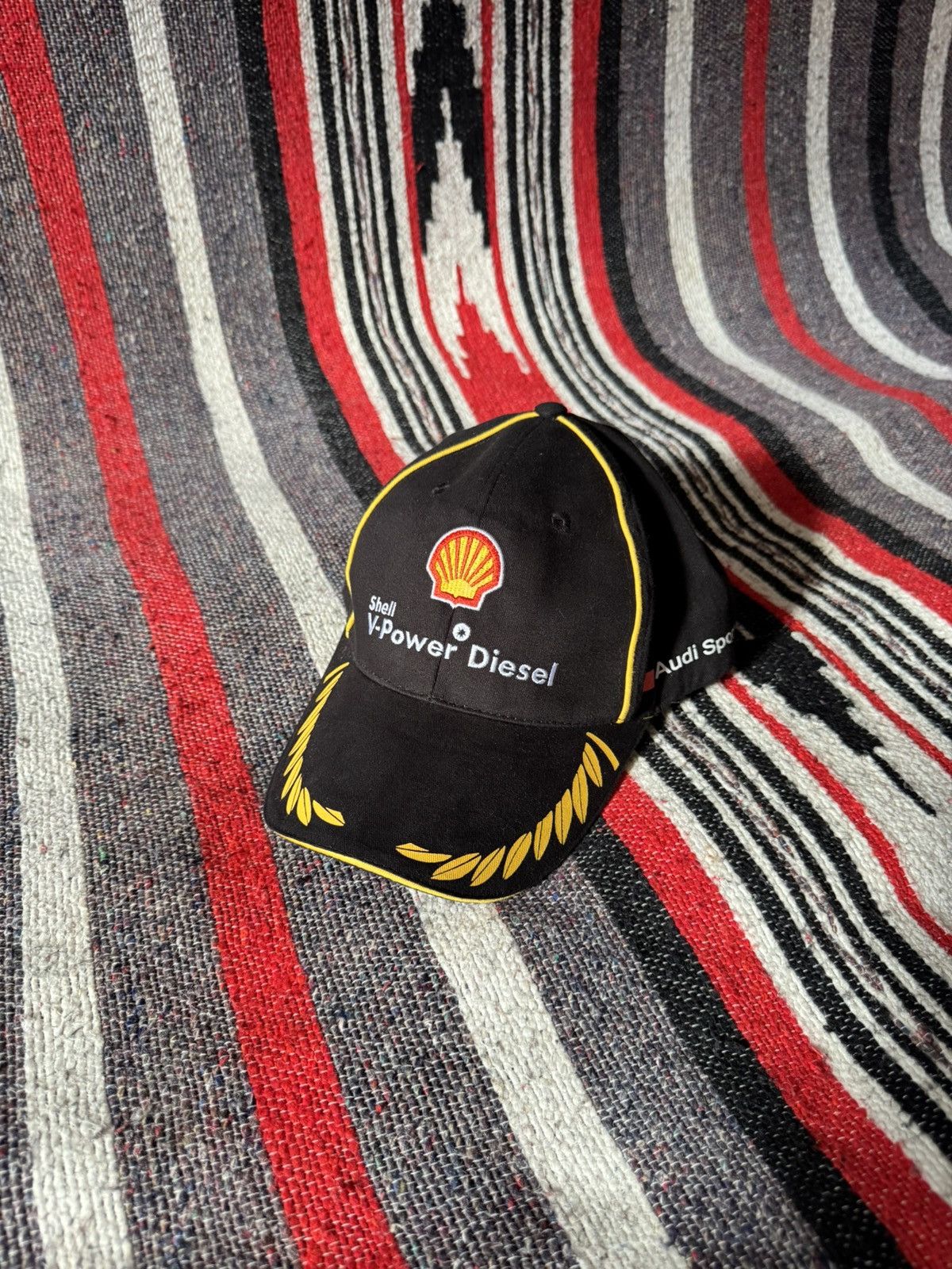 Audi Vintage 00’s Audi Shell V-Power Diesel Moto Racing y2k Hat Size ONE SIZE - 1 Thumbnail