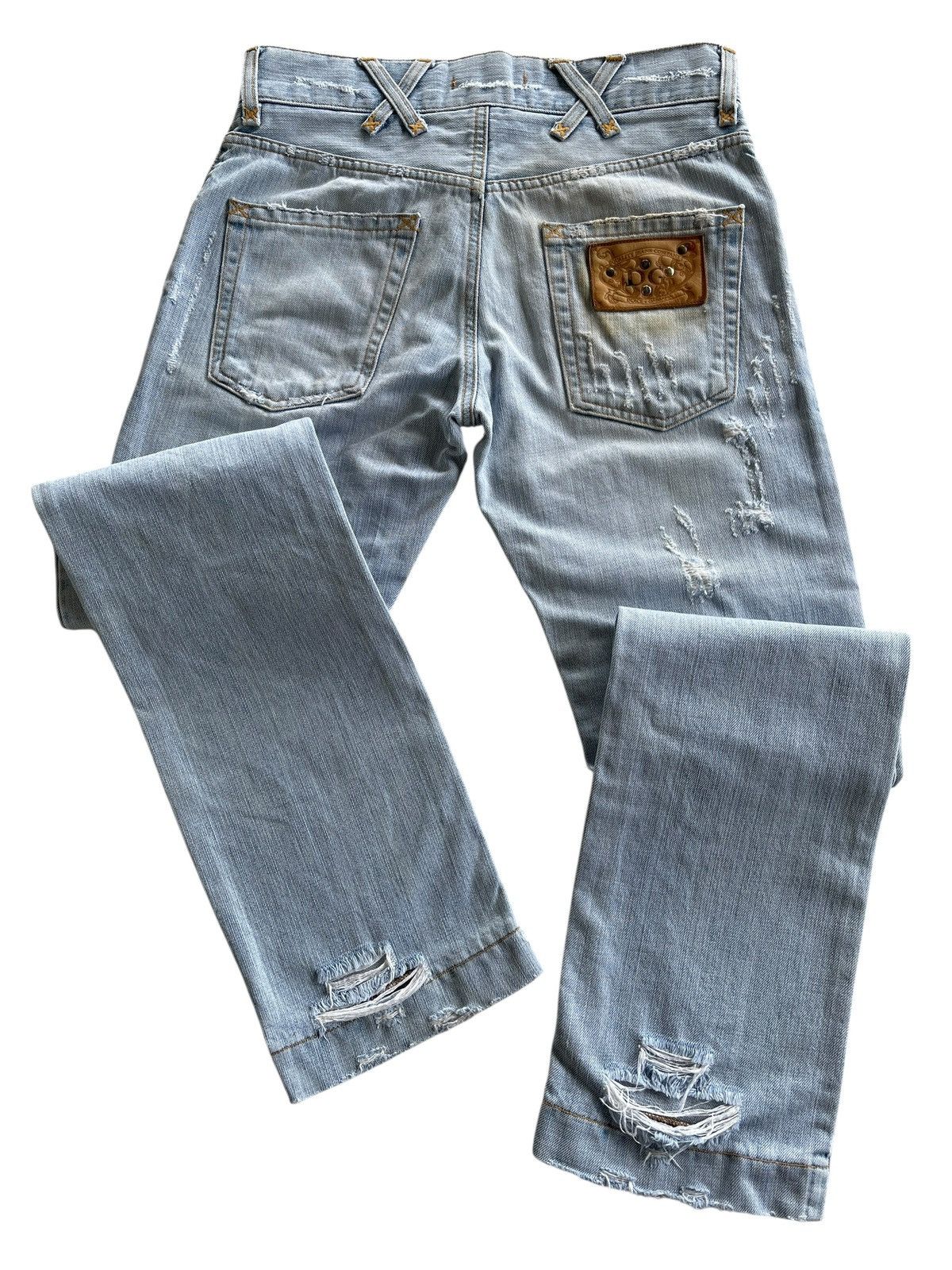 Dolce & Gabbana Dolce & Gabbana Ripped Distressed Denim Size US 30 / EU 46 - 11 Thumbnail