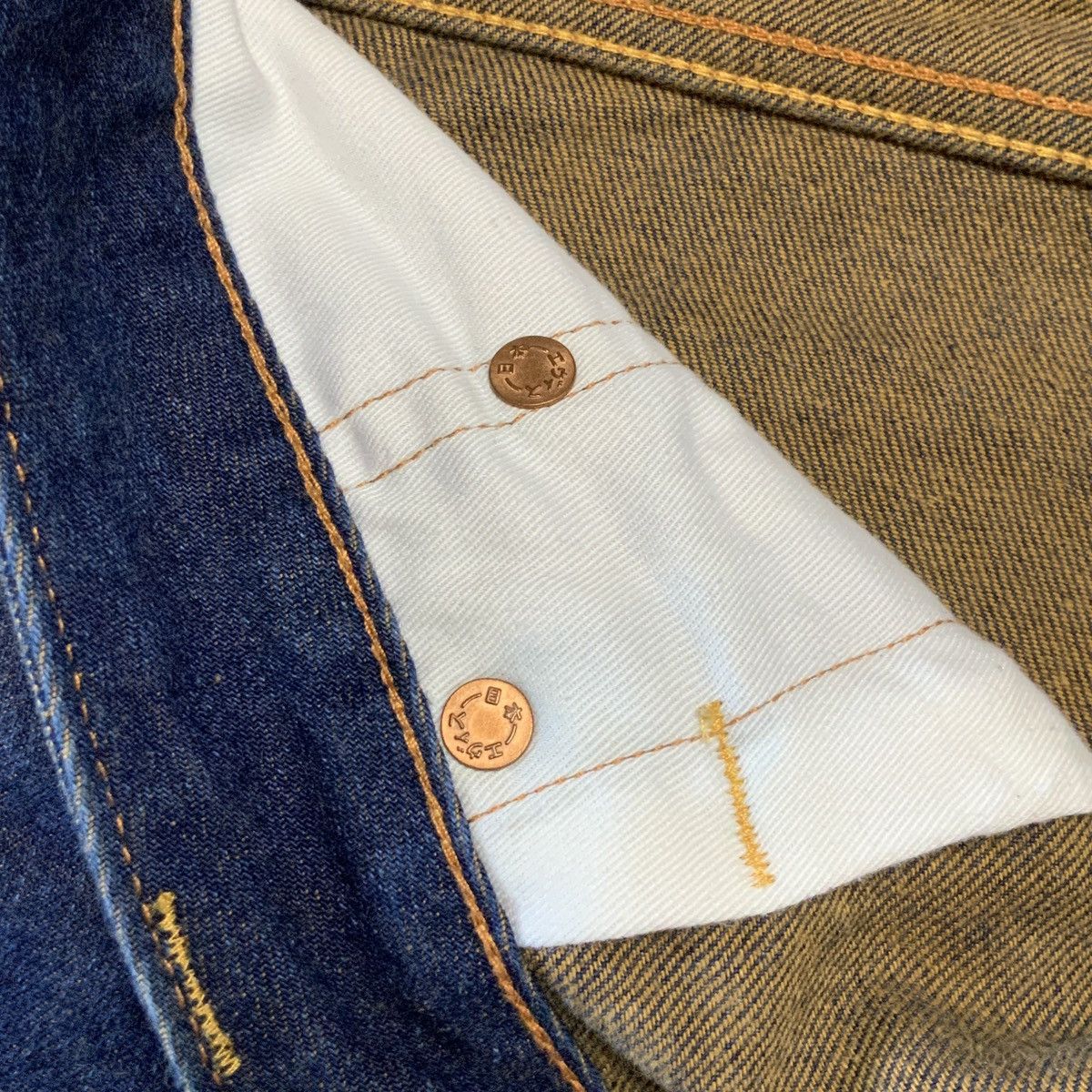 Evisu × Japanese Brand EVISU EMBROIDERED SEAGULL SELVEDGE JEANS Size US 38 / EU 54 - 13 Thumbnail