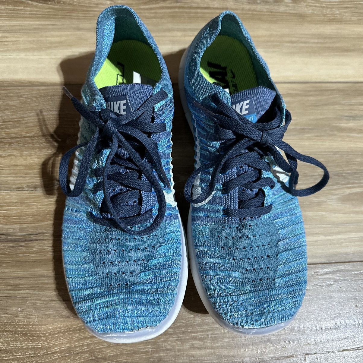 Nike Nike Free Rn Flyknit 2016 “Ocean Fog” Blue, Size 8 Size US 8 / IT 38 - 3 Thumbnail