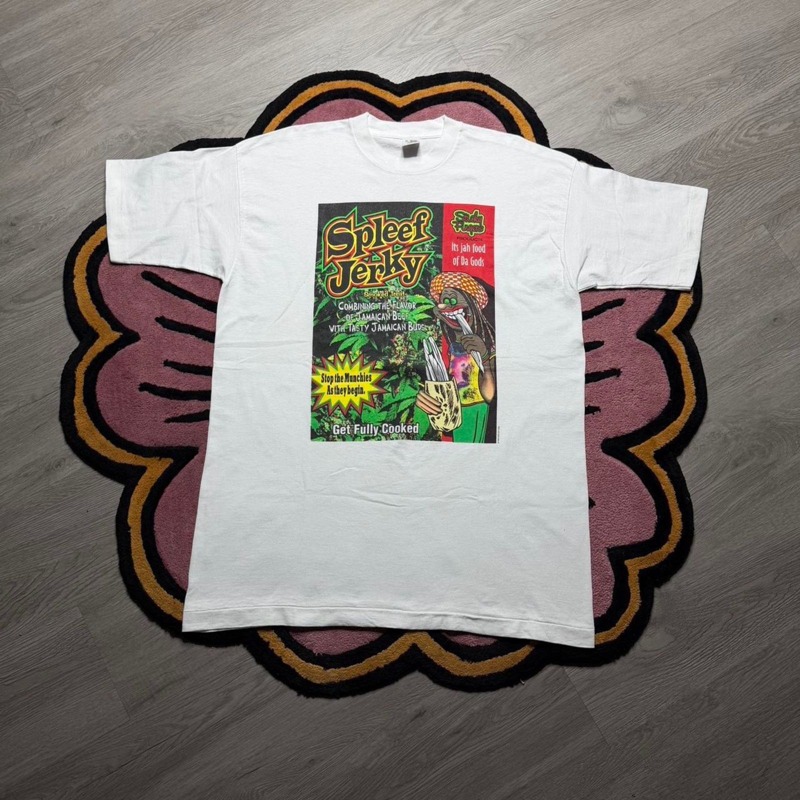 Vintage 90’s Dog Eat Dog Spleef Jerky Parody Graphic T-shirt