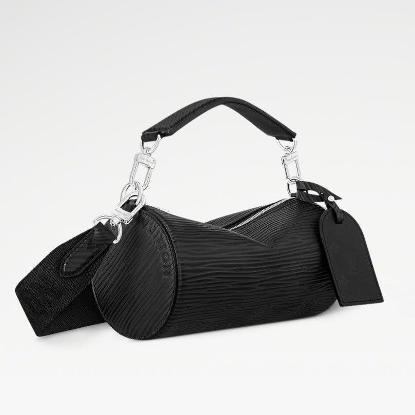 Louis Vuitton Louis Vuitton Soft Polochon PM in Epi XL Leather Black Size ONE SIZE - 1 Thumbnail