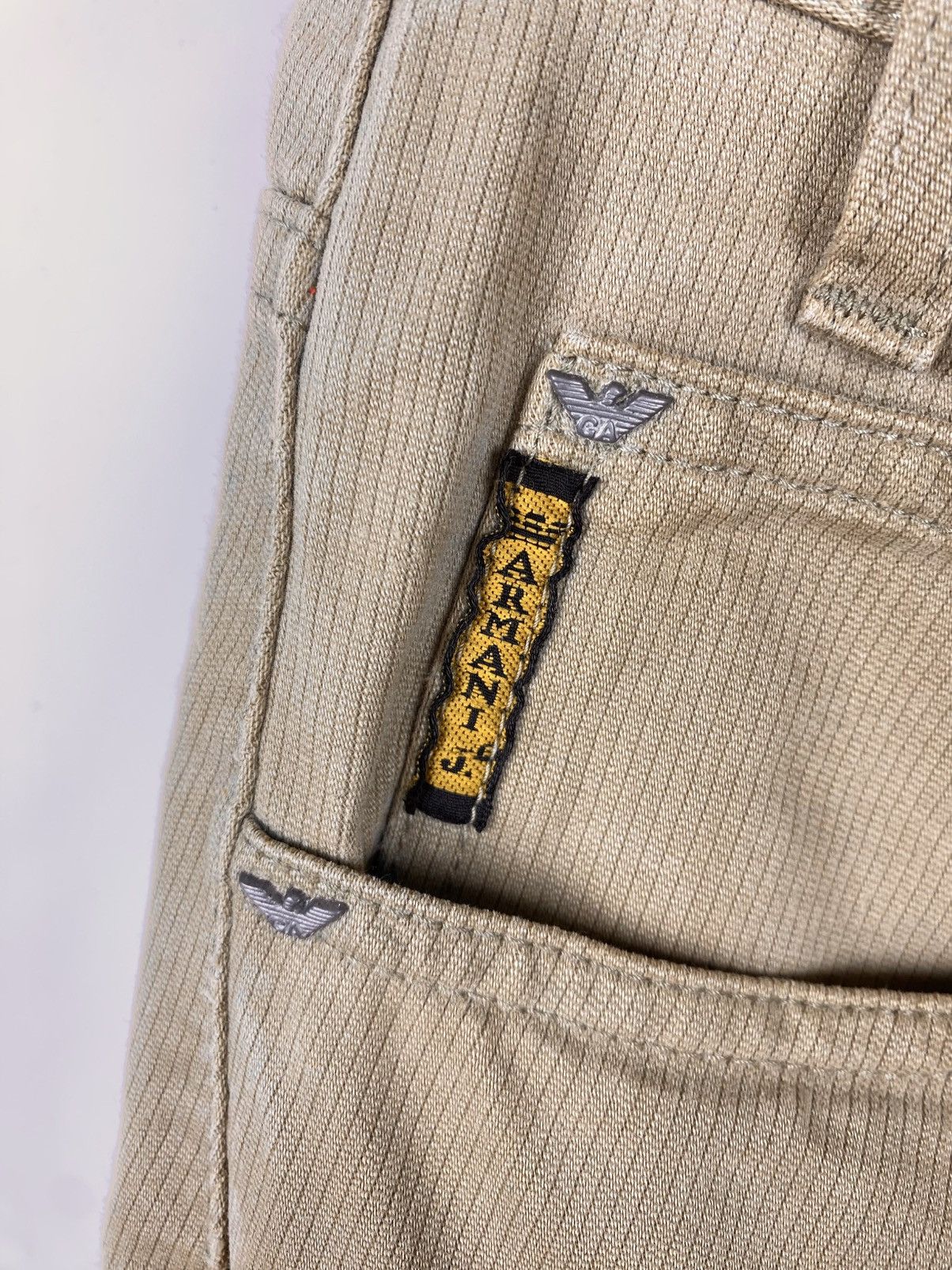 Armani Armani Jeans Vintage 1980s Twill Pants Cotton size 32 Size US 32 / EU 48 - 5 Thumbnail