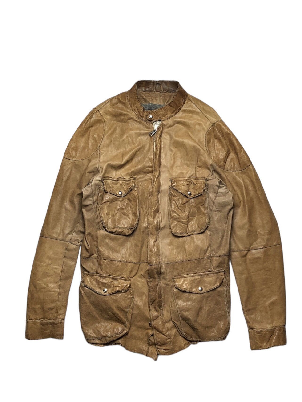 Giorgio Brato Giorgio Brato Leather Jacket Size US L / EU 52-54 / 3 - 1 Thumbnail