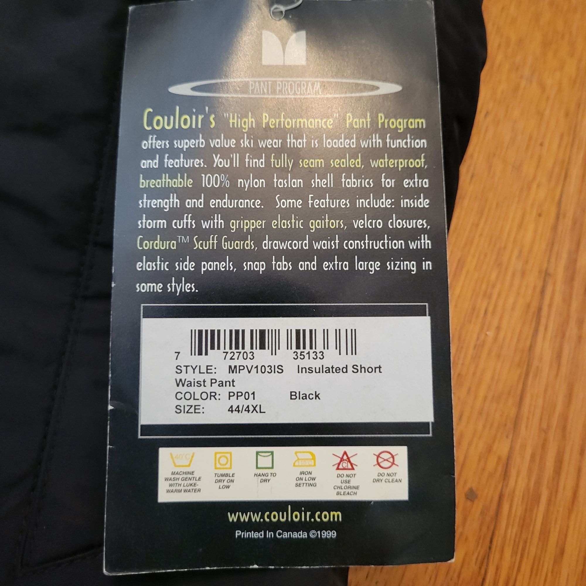 Vintage Vitesse By Couloir Waterproof Insulated Snow Pants 44 4XL Bl Size US 44 / EU 60 - 13 Thumbnail