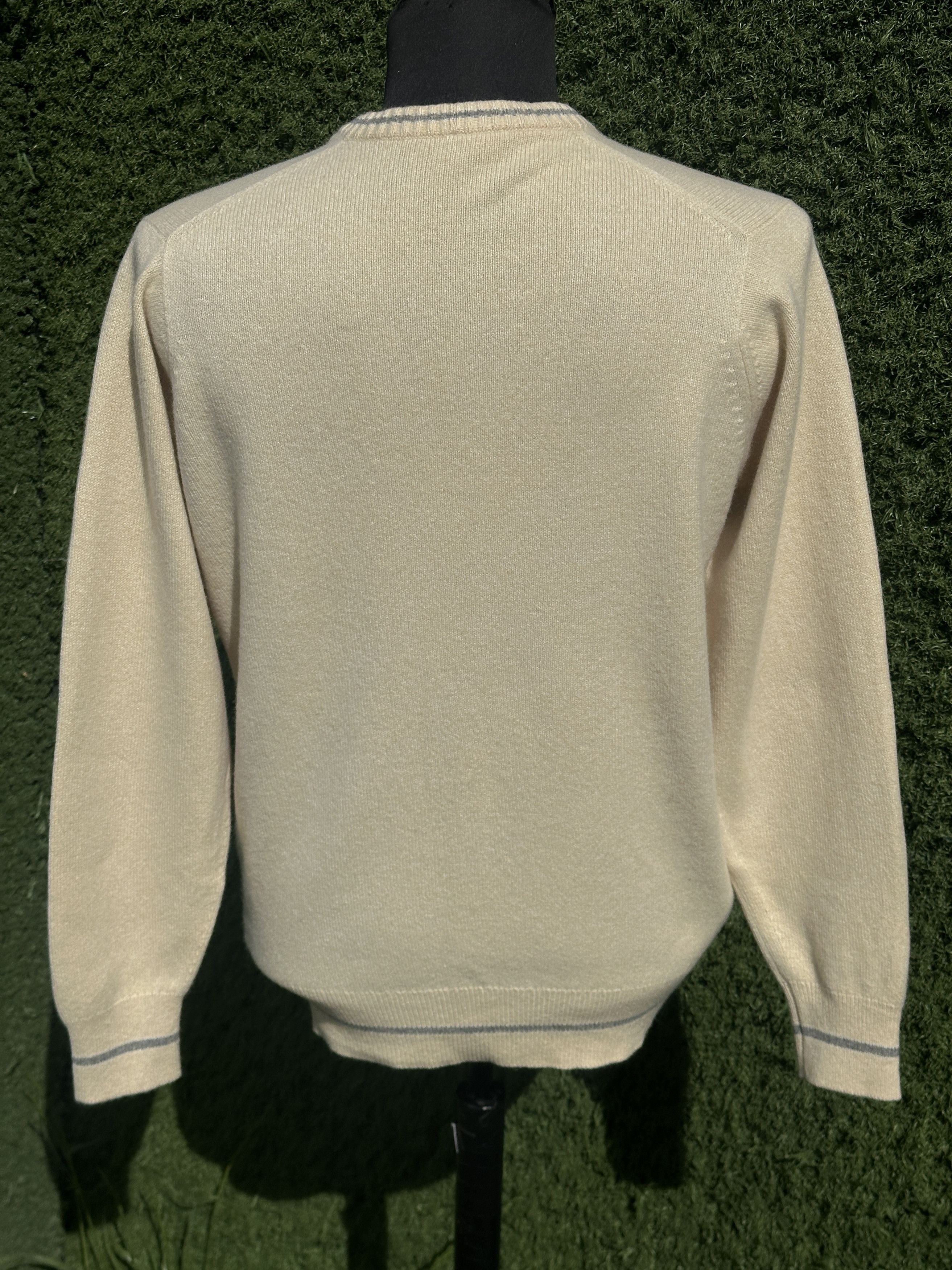 Loro Piana Knit Loro Piana 100% Cashmere Contrast Trim Cardigan 50 IT Size US M / EU 48-50 / 2 - 11 Thumbnail