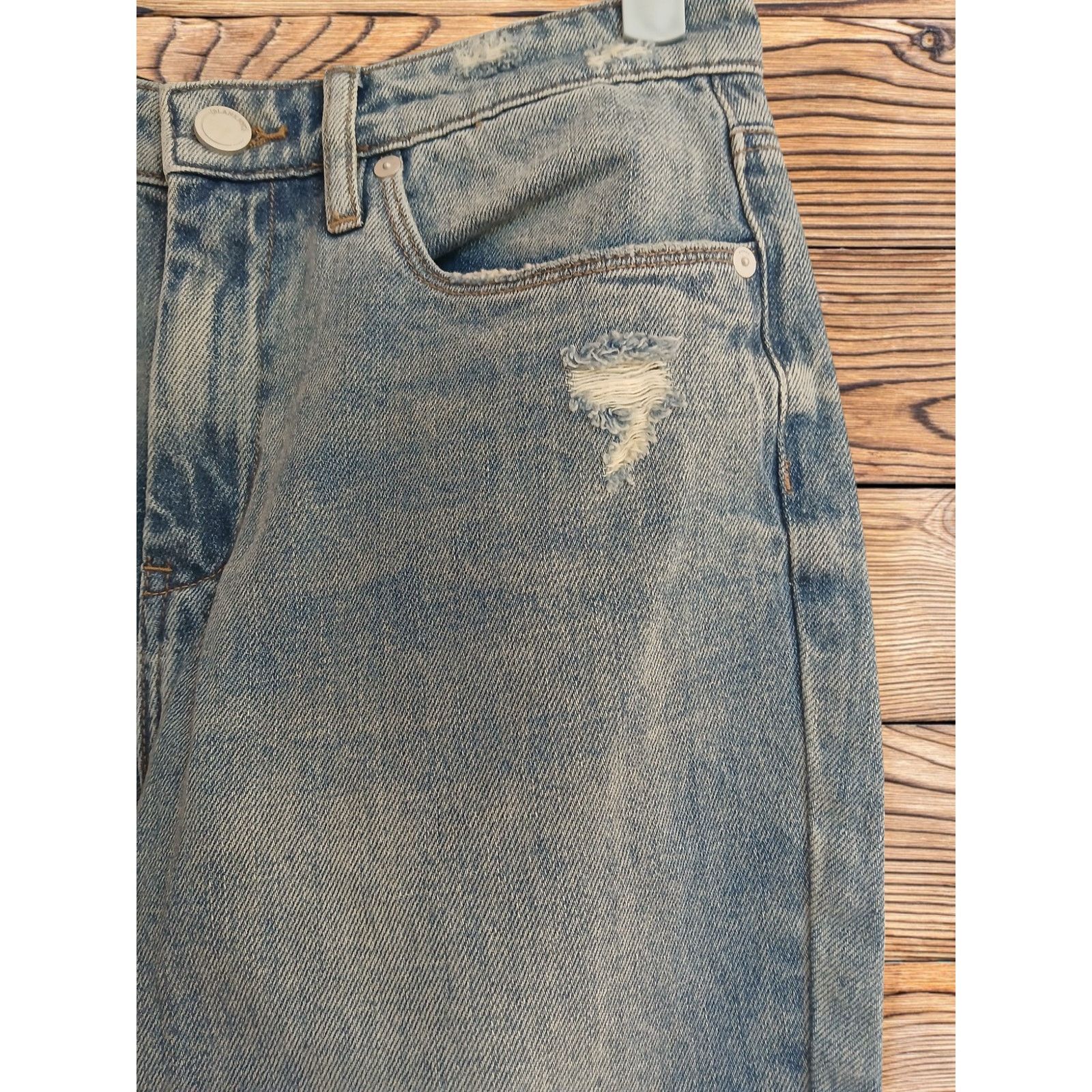BLANKNYC NWT - Blank NYC Madison Crop High Rise Distress Jeans 27 Size 27" / US 4 / IT 40 - 9 Thumbnail
