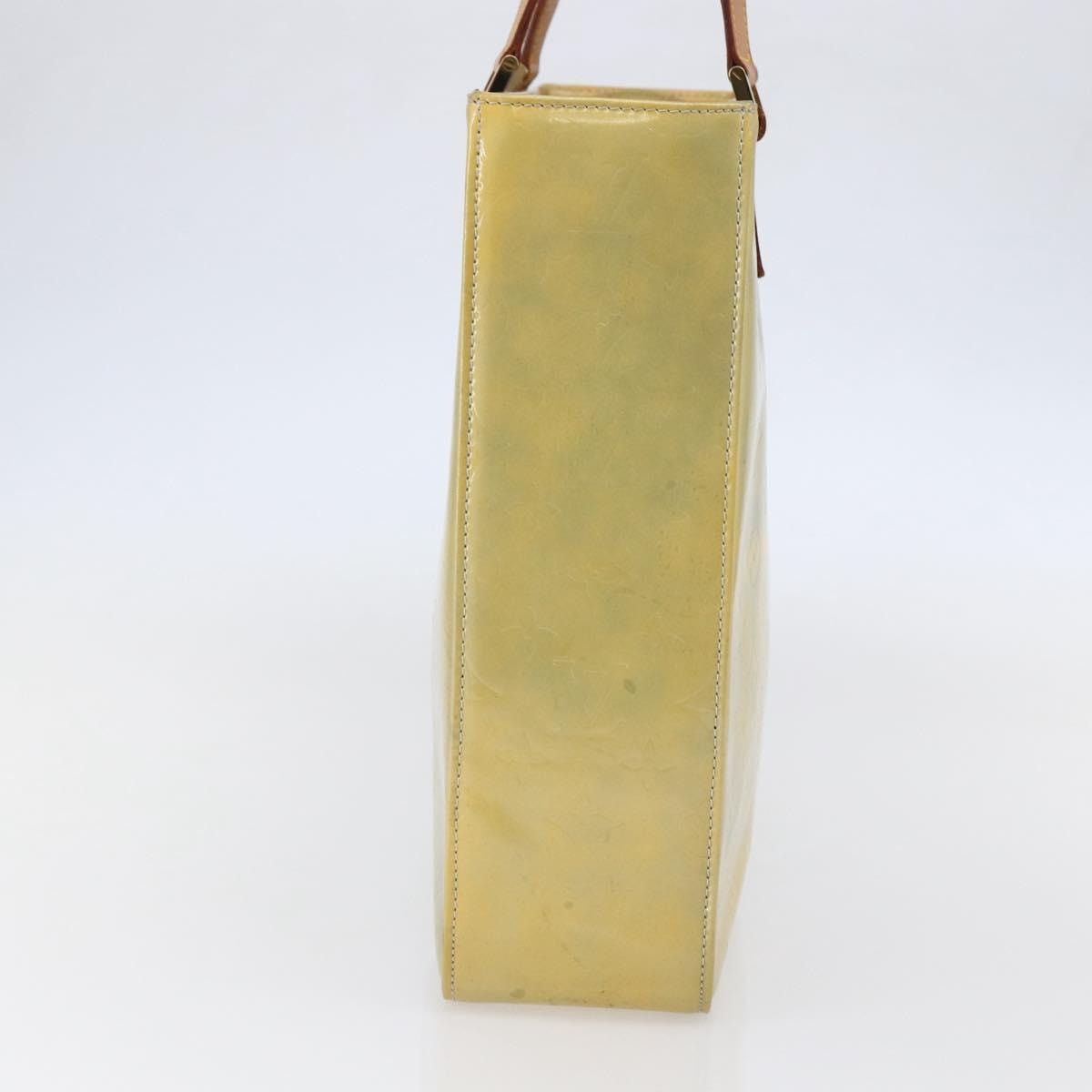 Louis Vuitton LOUIS VUITTON Monogram Vernis Columbus Tote Bag Gris M91028 Size ONE SIZE - 4 Thumbnail