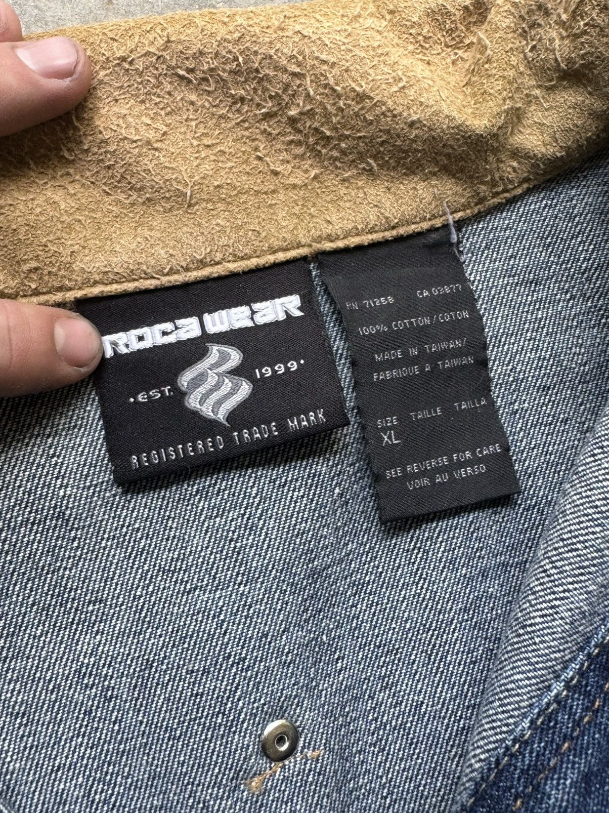 Rocawear Blue Denim Jacket Rocawear Size US XL / EU 56 / 4 - 2 Thumbnail