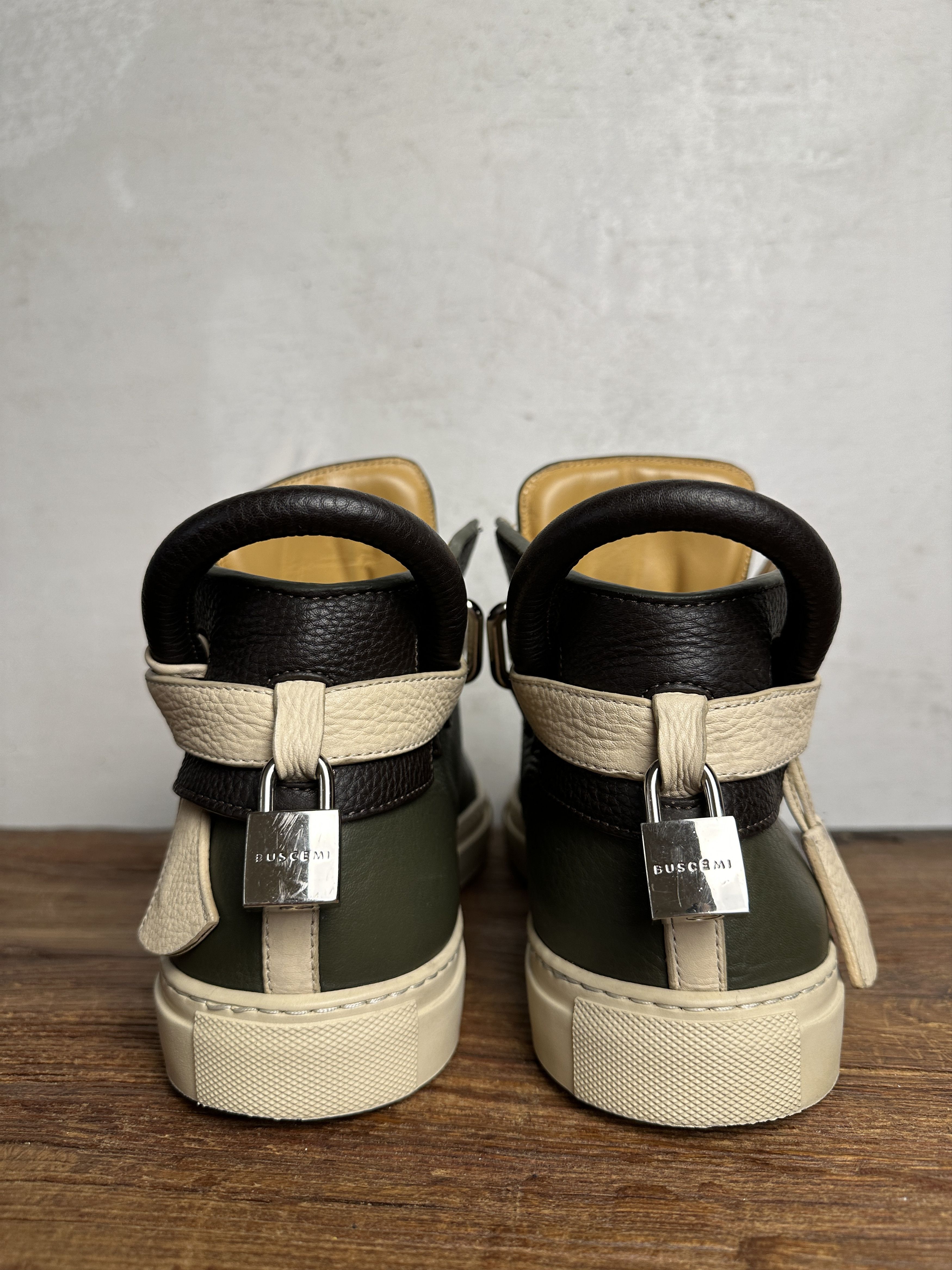 Buscemi BUSCEMI 100MM Alce High Top Sneakers Trio Leather Size US 12 / EU 45 - 8 Thumbnail