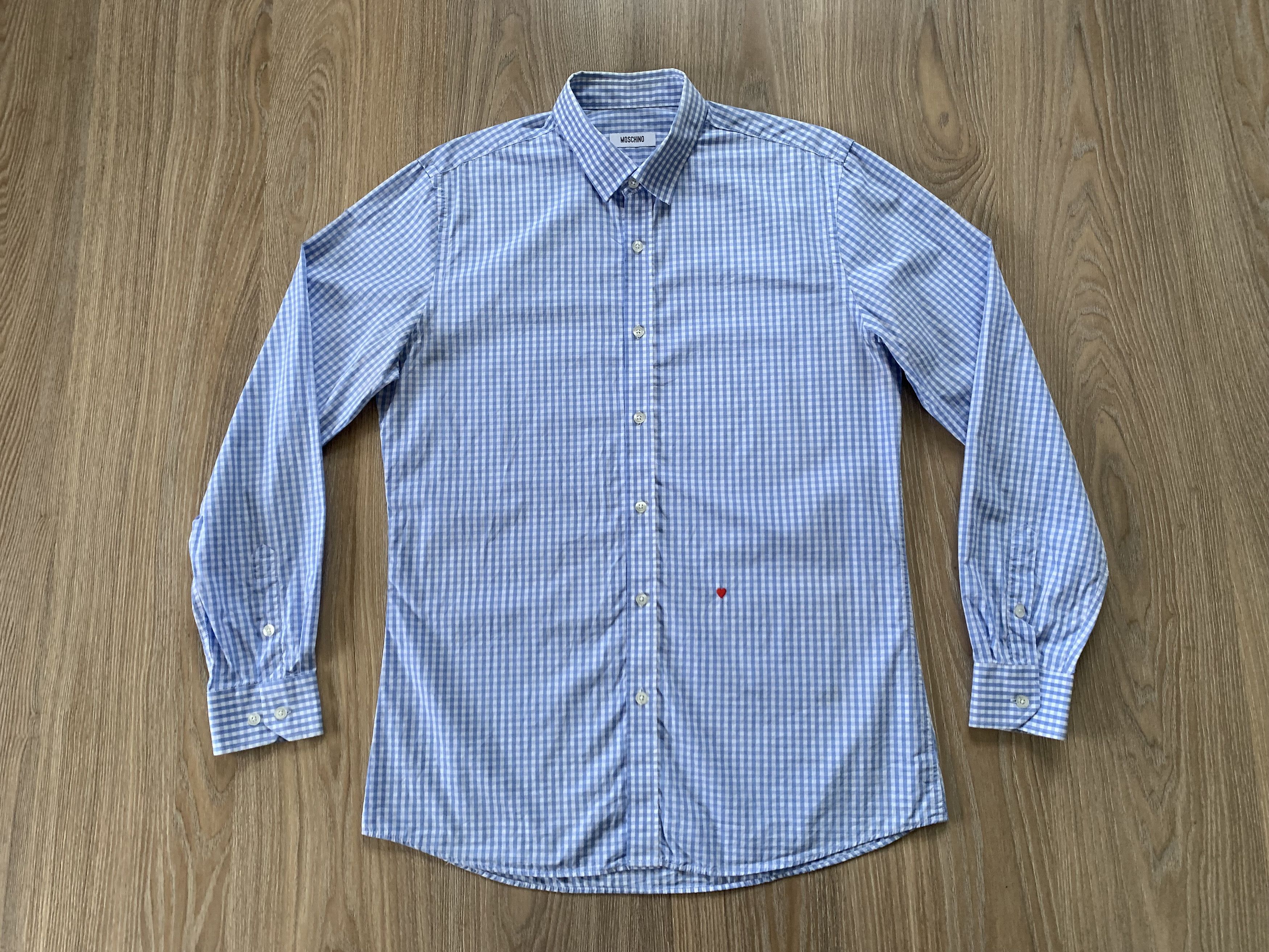Moschino Moschino Cotton Long Sleeve Plaid Shirt Size US S / EU 44-46 / 1 - 2 Thumbnail